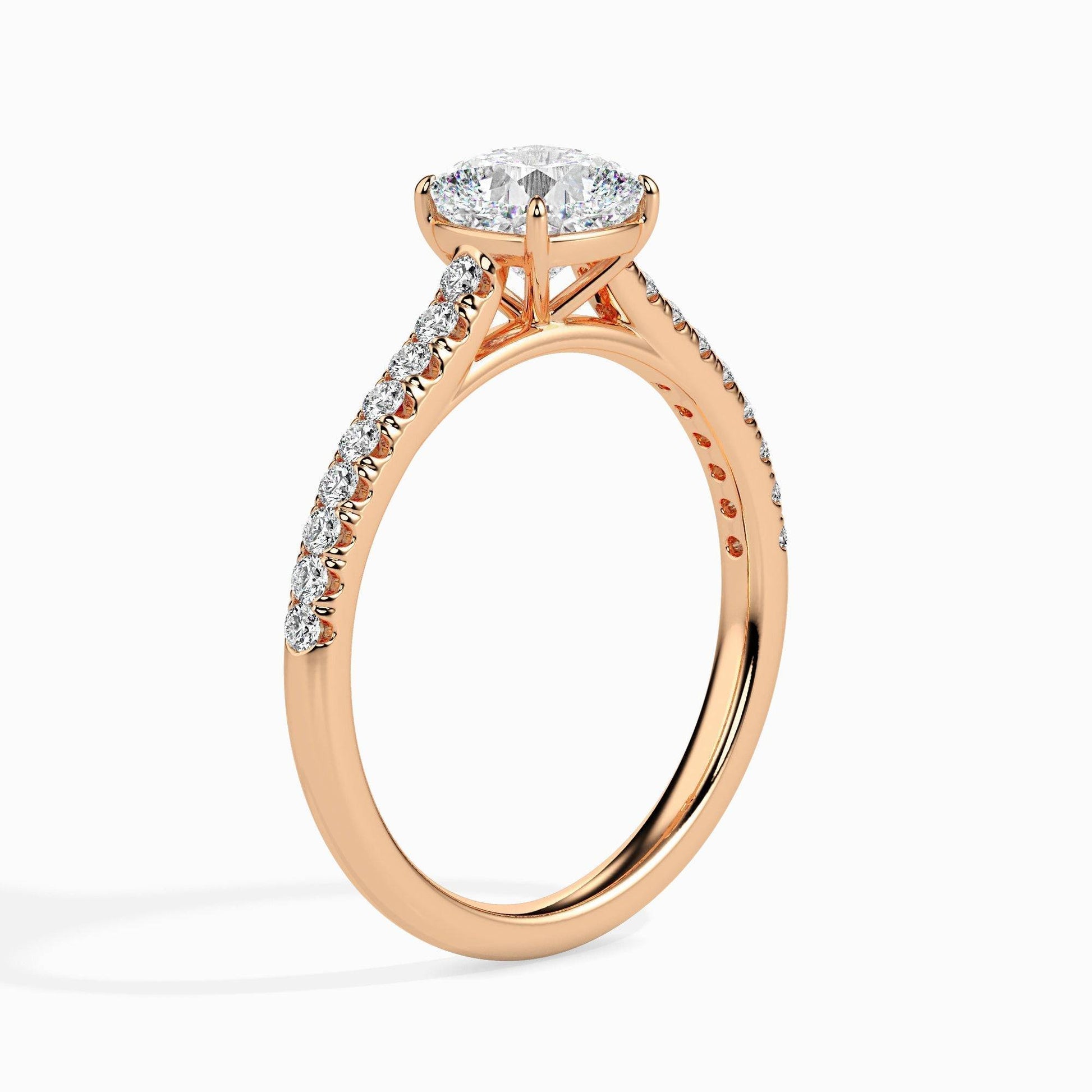2ct Cushion Lab Diamond Solo Solitaire Ring - Fiona Diamonds - Fiona Diamonds