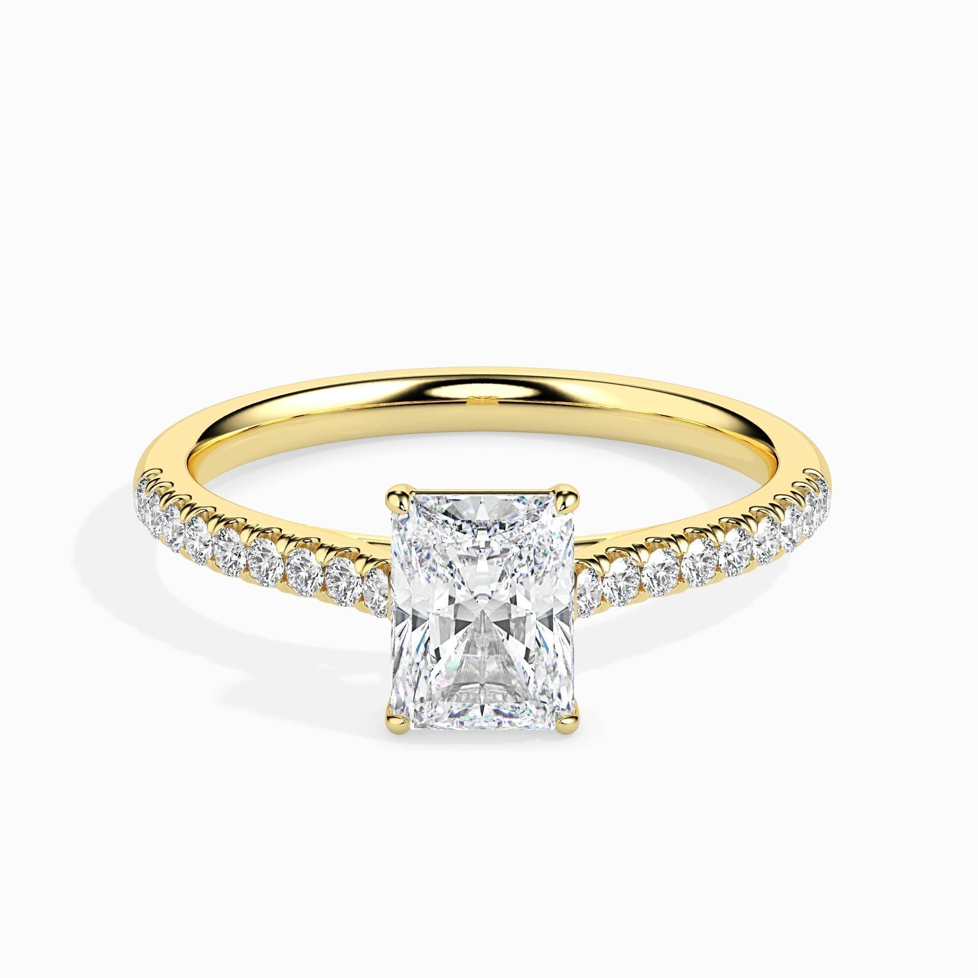 2ct Rediant Lab Diamond Waver Solitaire Ring - Fiona Diamonds - Fiona Diamonds