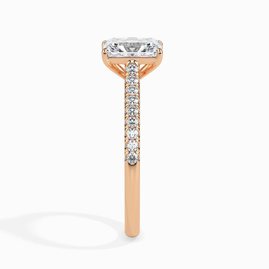 2ct Rediant Lab Diamond Waver Solitaire Ring - Fiona Diamonds - Fiona Diamonds