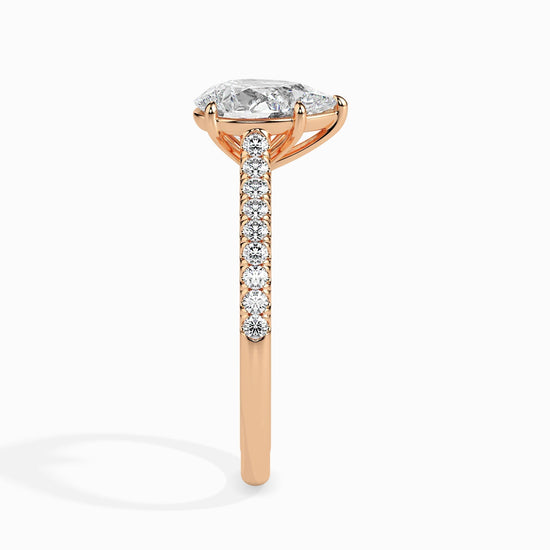 2ct Pear Lab Diamond Mark Solitaire Ring - Fiona Diamonds - Fiona Diamonds