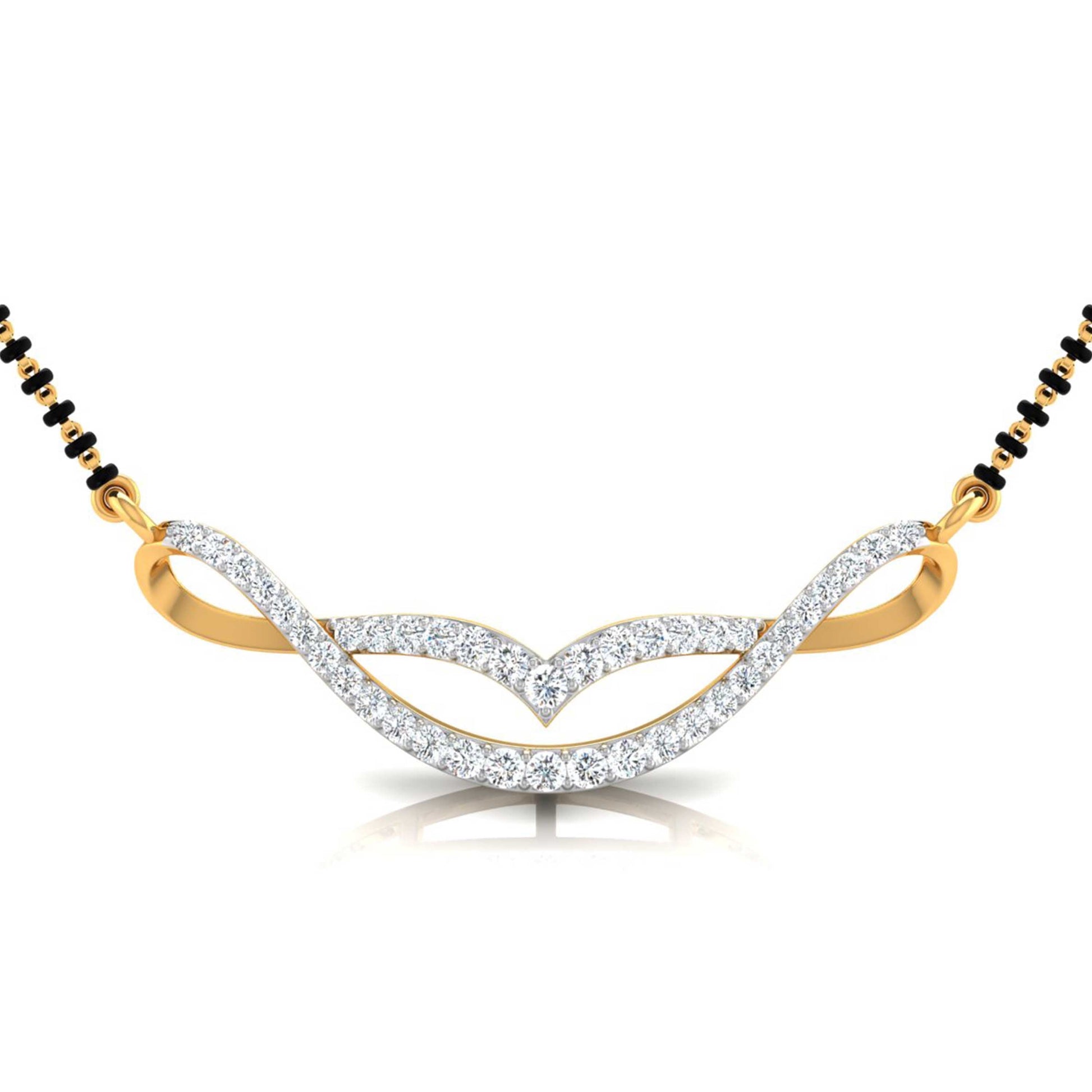 Auspicious tanmaniya design for women Fiona Diamonds