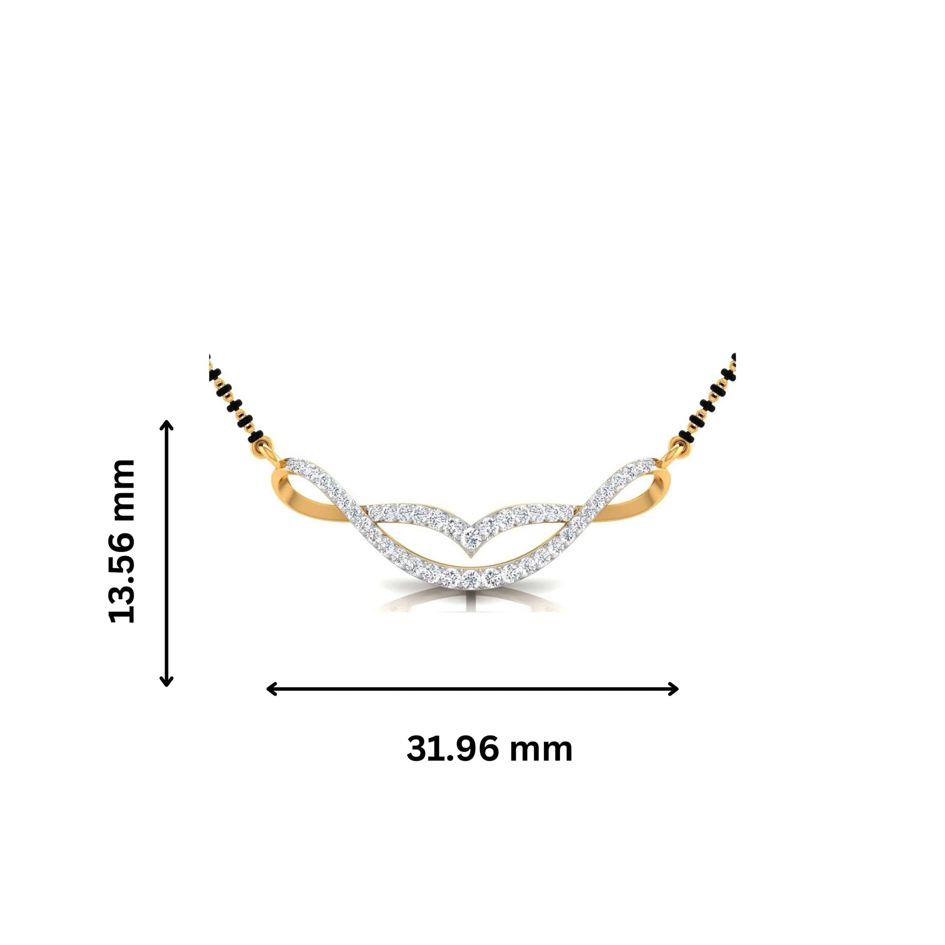 Auspicious tanmaniya design for women Fiona Diamonds