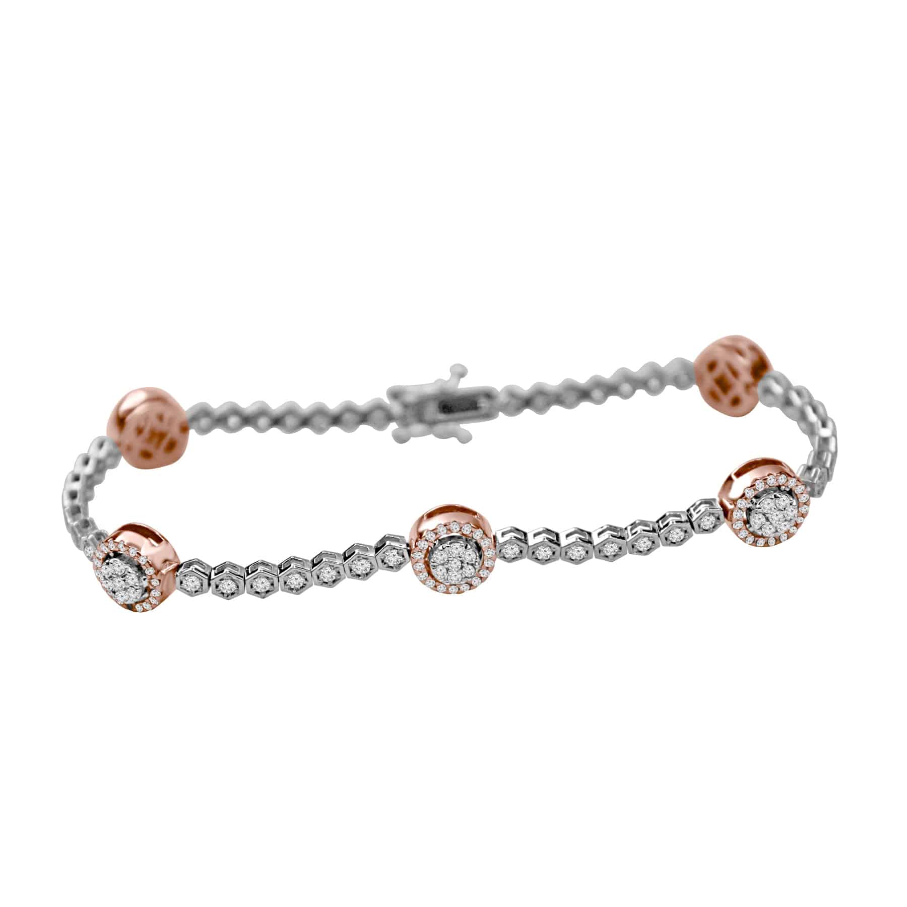 Cirque lab grown diamond bracelet