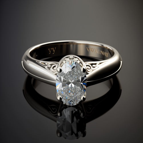 Load image into Gallery viewer, Eelium Diamond Ring - Fiona Diamonds - Fiona Diamonds
