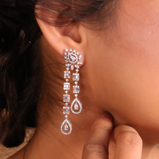 Amaira solitaire earrings