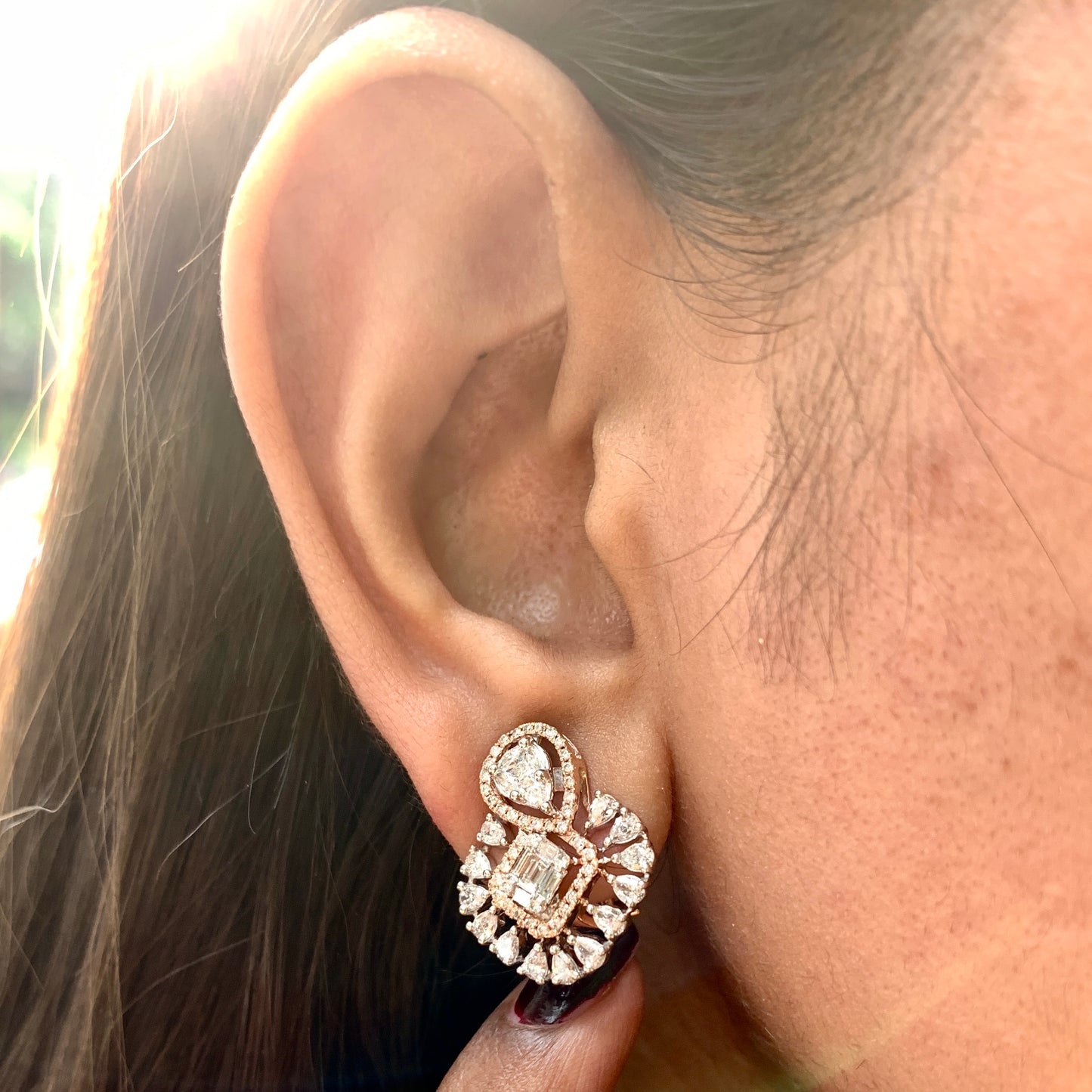 Odette modern earrings