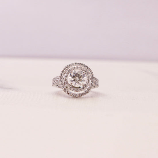 Ready To Ship Zurique Moissanite Ring Online at Fiona Diamonds