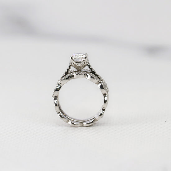 Ready To Ship Mae Moissanite Ring Online at Fiona Diamonds