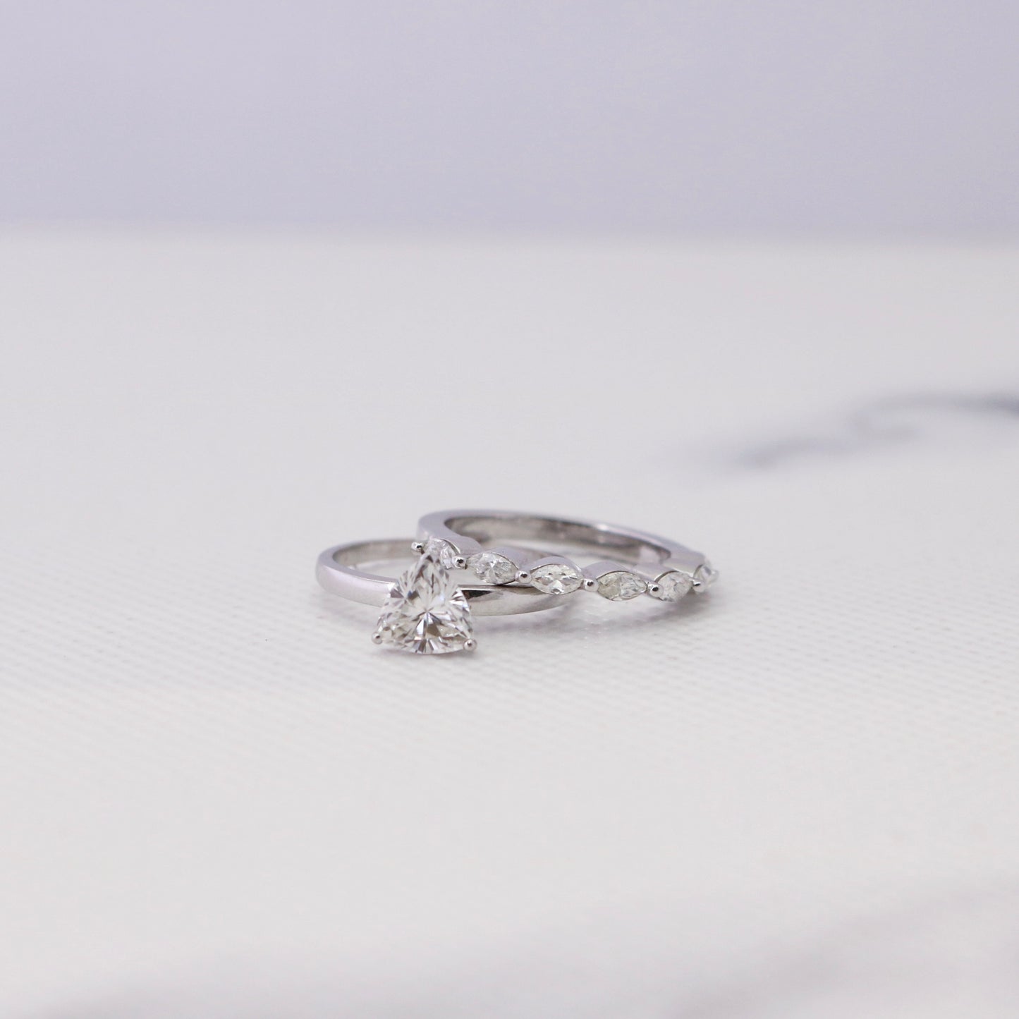 Load image into Gallery viewer, Ready To Ship Kavyaadil Moissanite Ring Online at Fiona Diamonds

