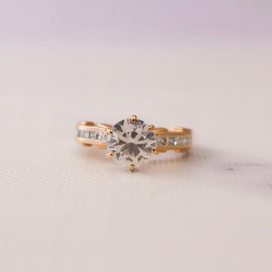 Load image into Gallery viewer, Ready To Ship Miayaa Moissanite Ring Online at Fiona Diamonds
