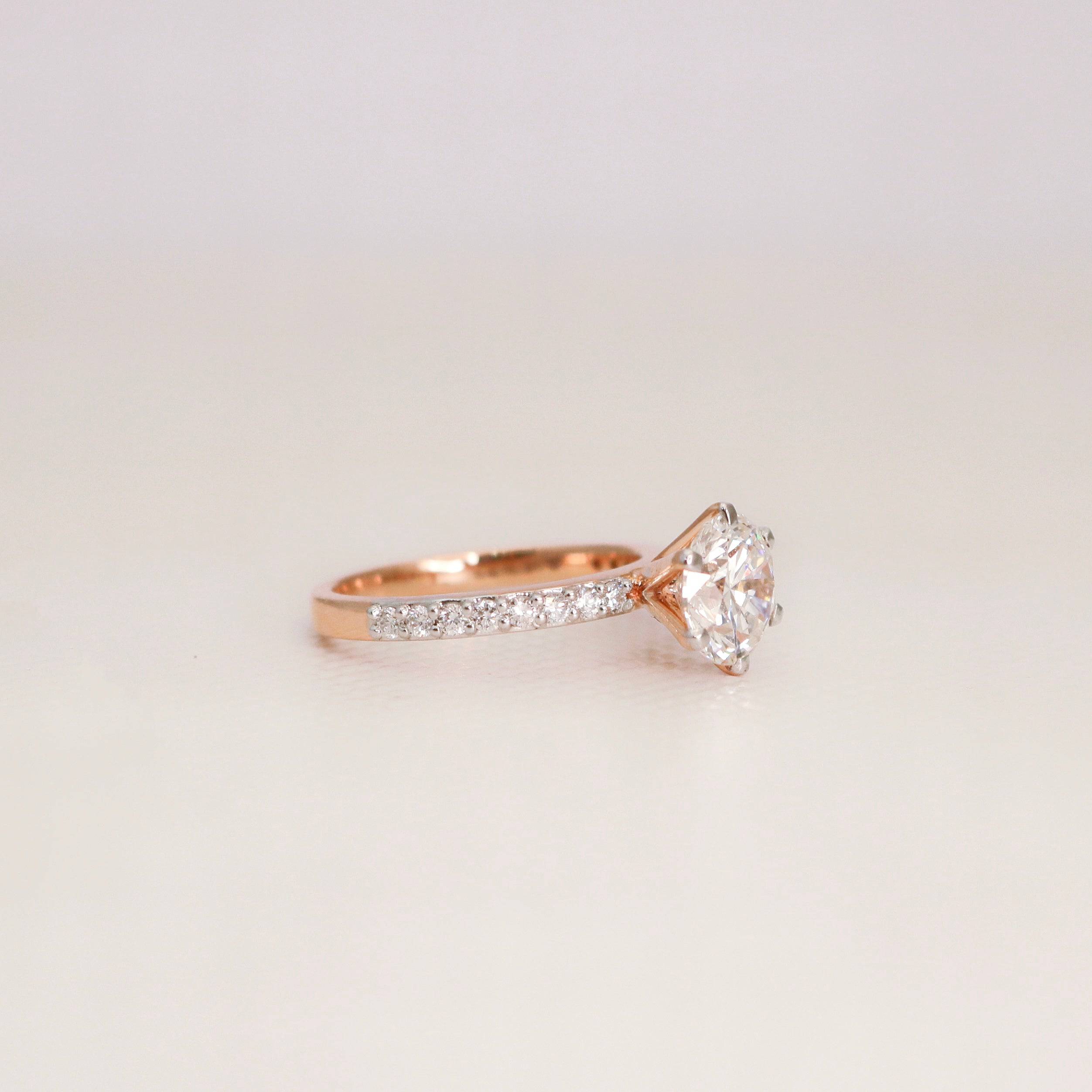 Hinaya Lab Diamond Ring - Fiona Diamonds - Fiona Diamonds