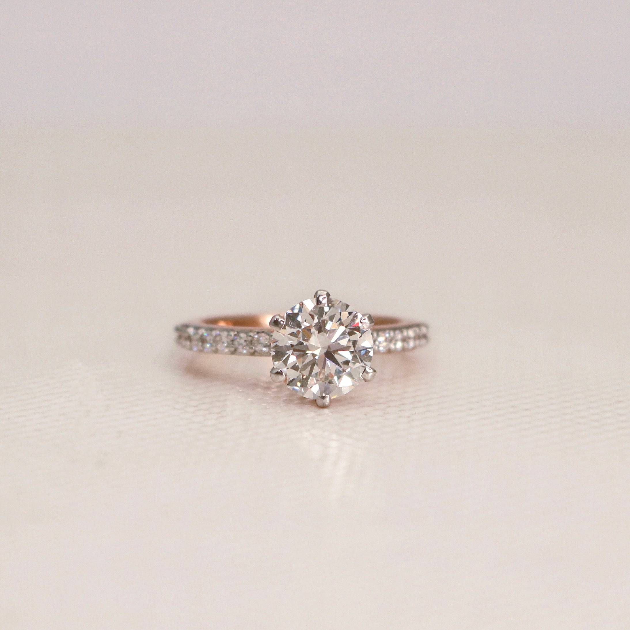 Hinaya Lab Diamond Ring - Fiona Diamonds - Fiona Diamonds