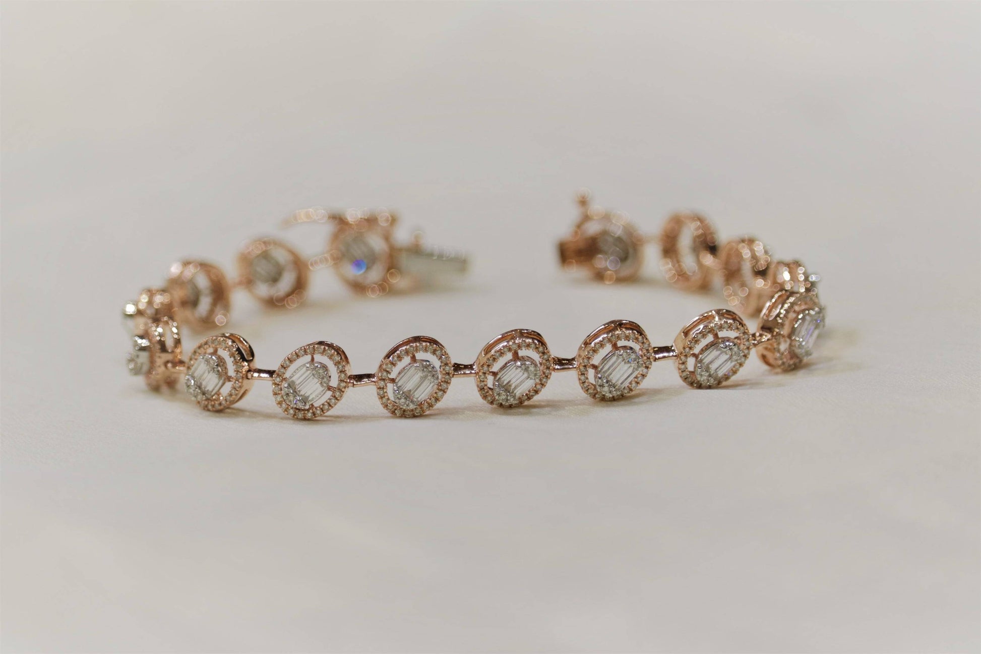 Wanderu lab grown diamond bracelet