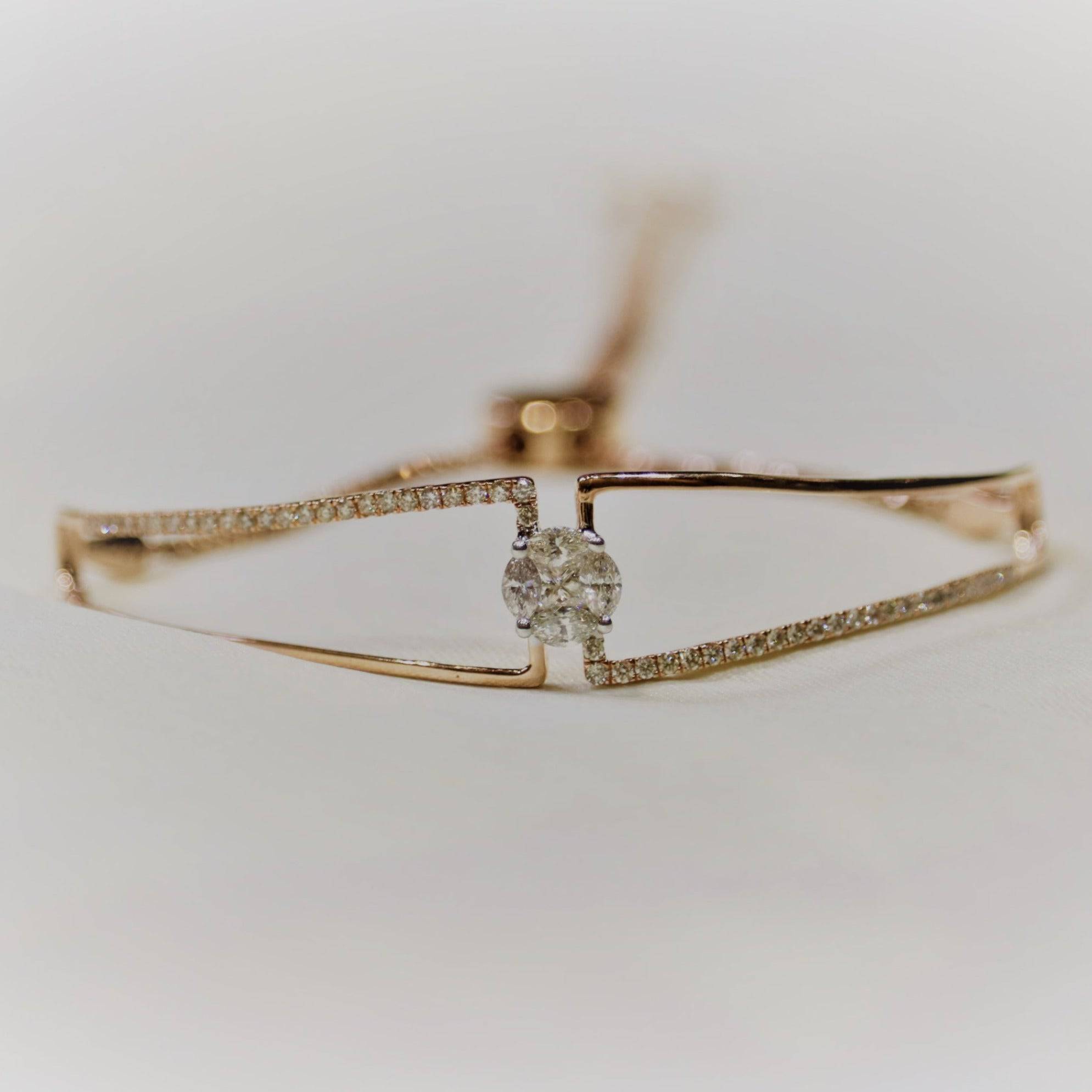 Ting Tang lab grown diamond bracelet