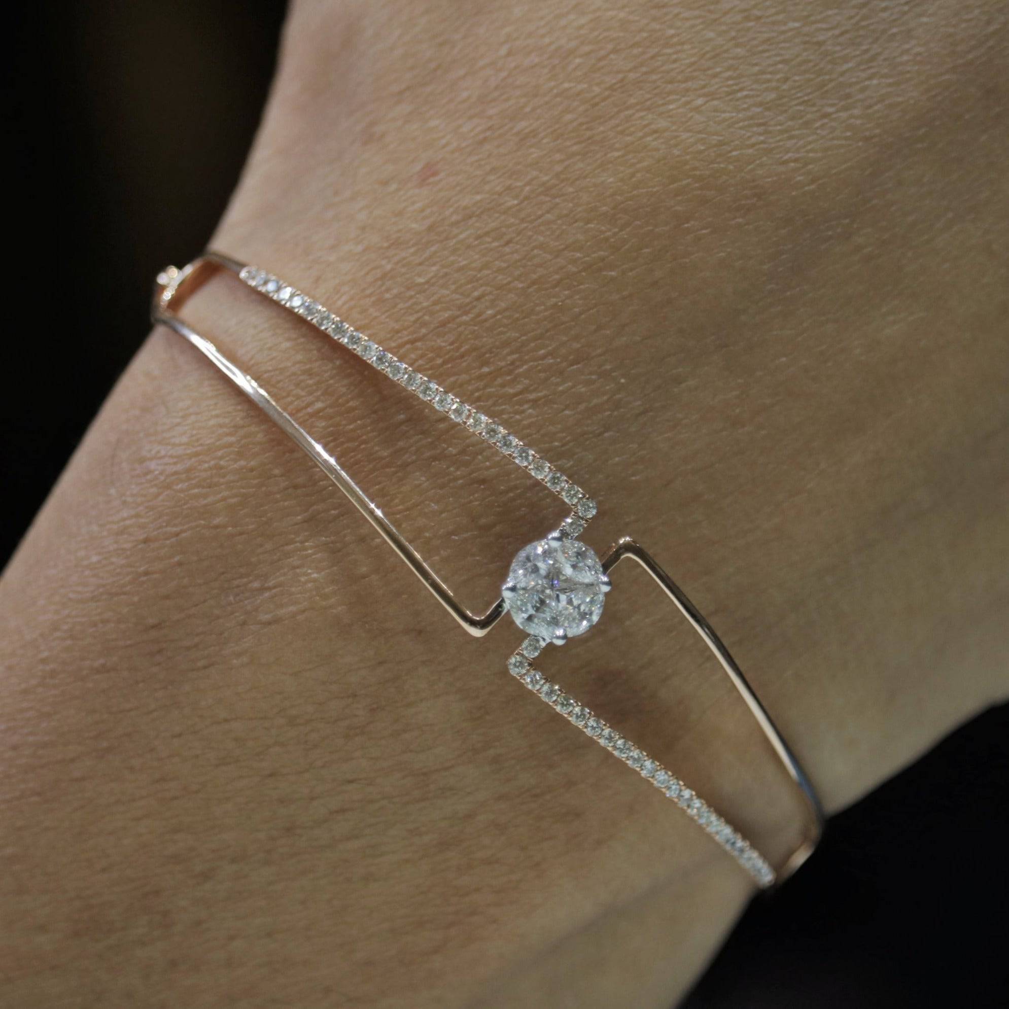 Ting Tang lab grown diamond bracelet