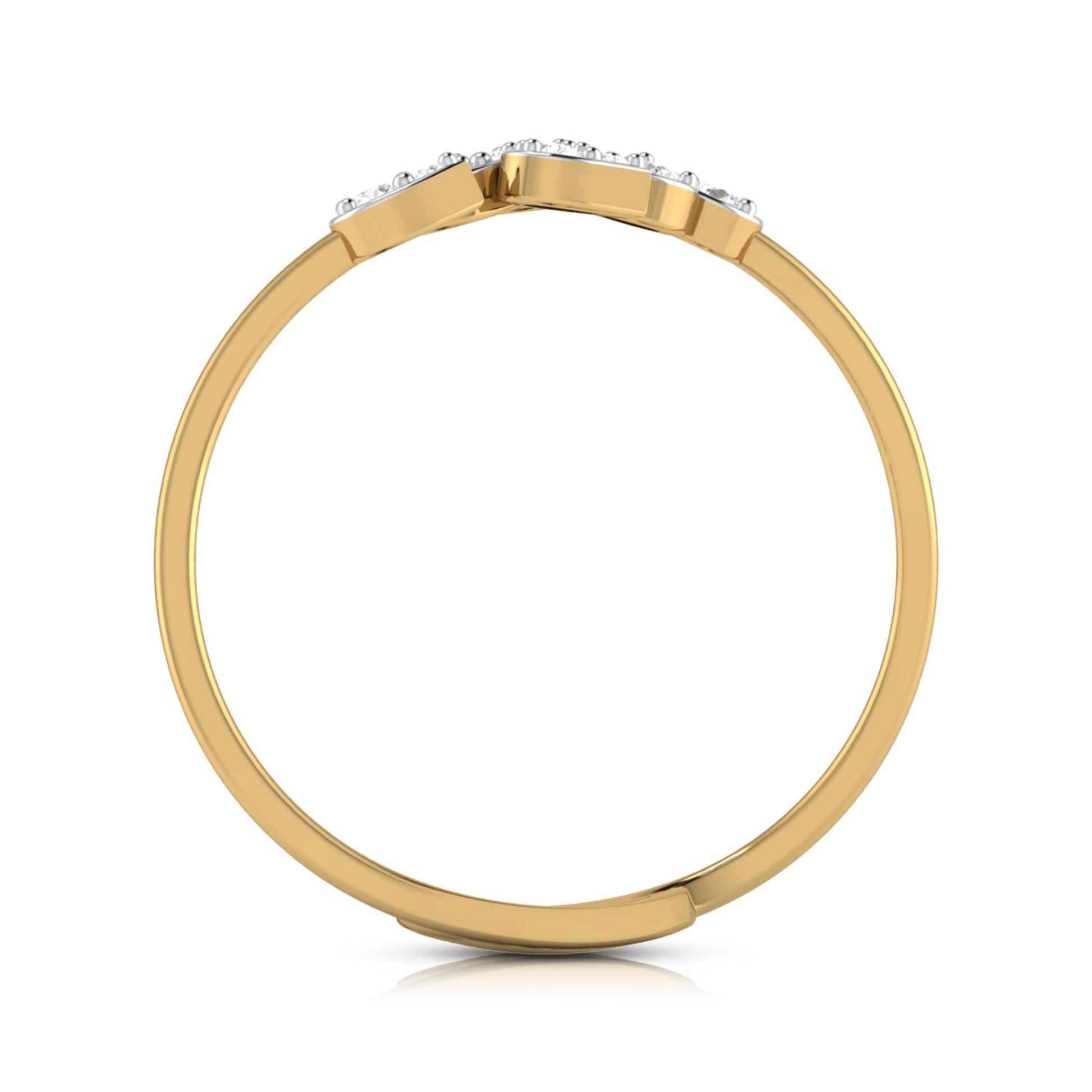 Wesche Lab Diamond Ring Yellow / 18 KT