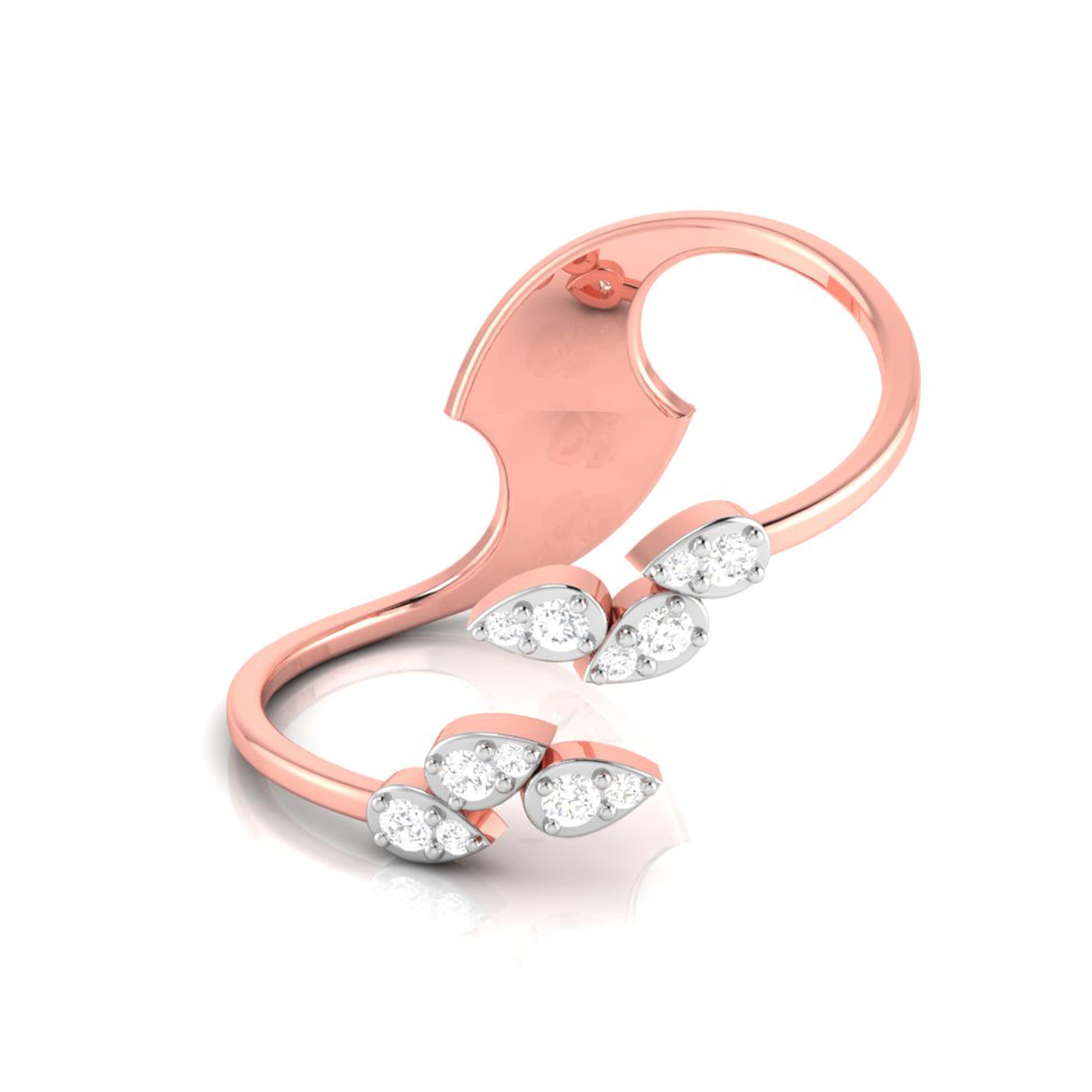 Wesche Lab Diamond Ring Yellow / 18 KT