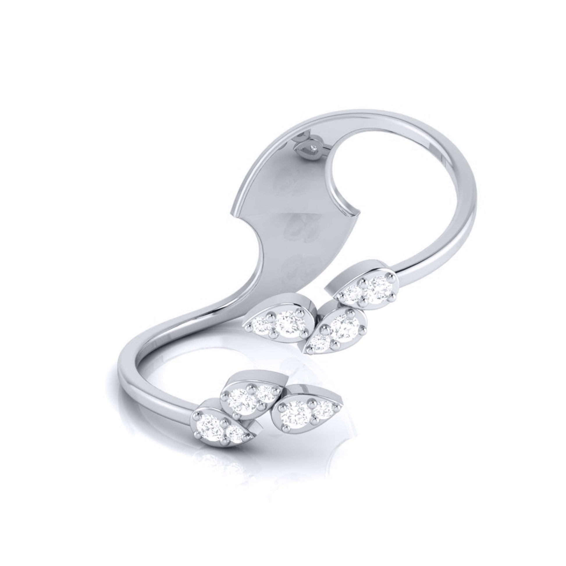 Wesche Lab Diamond Ring Yellow / 18 KT