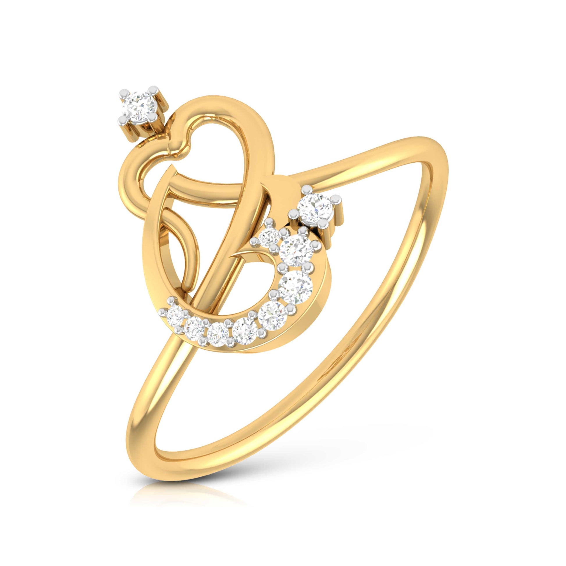 Adams lab grown diamond ring unique ring design Fiona Diamonds