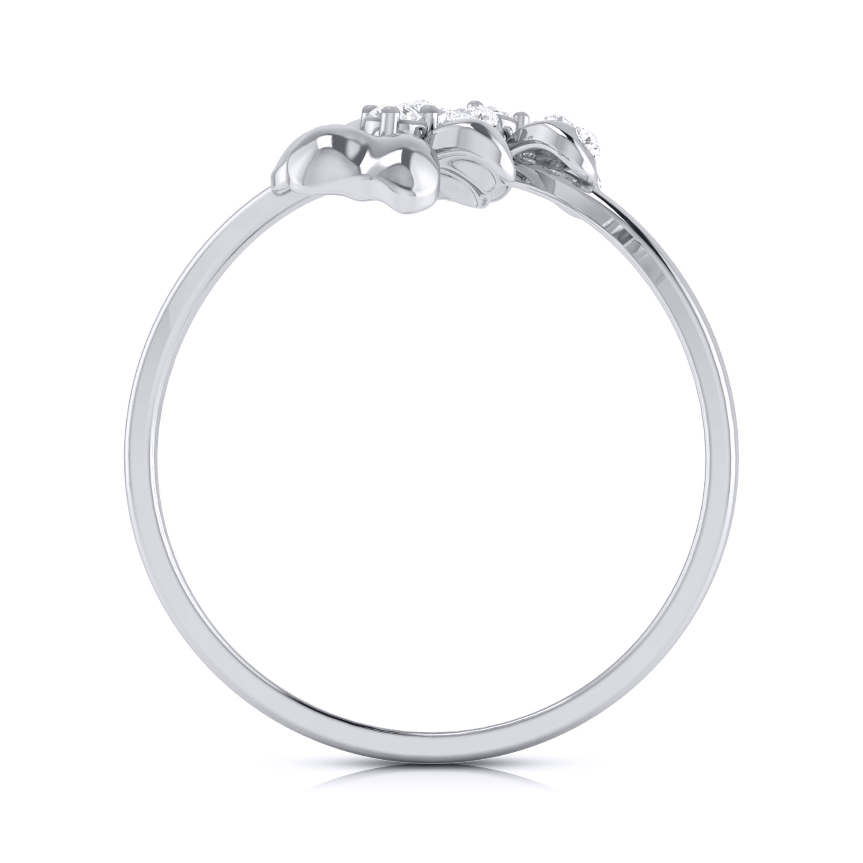 Floraison lab grown diamond ring unique ring design Fiona Diamonds