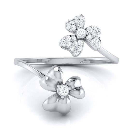Floraison lab grown diamond ring unique ring design Fiona Diamonds