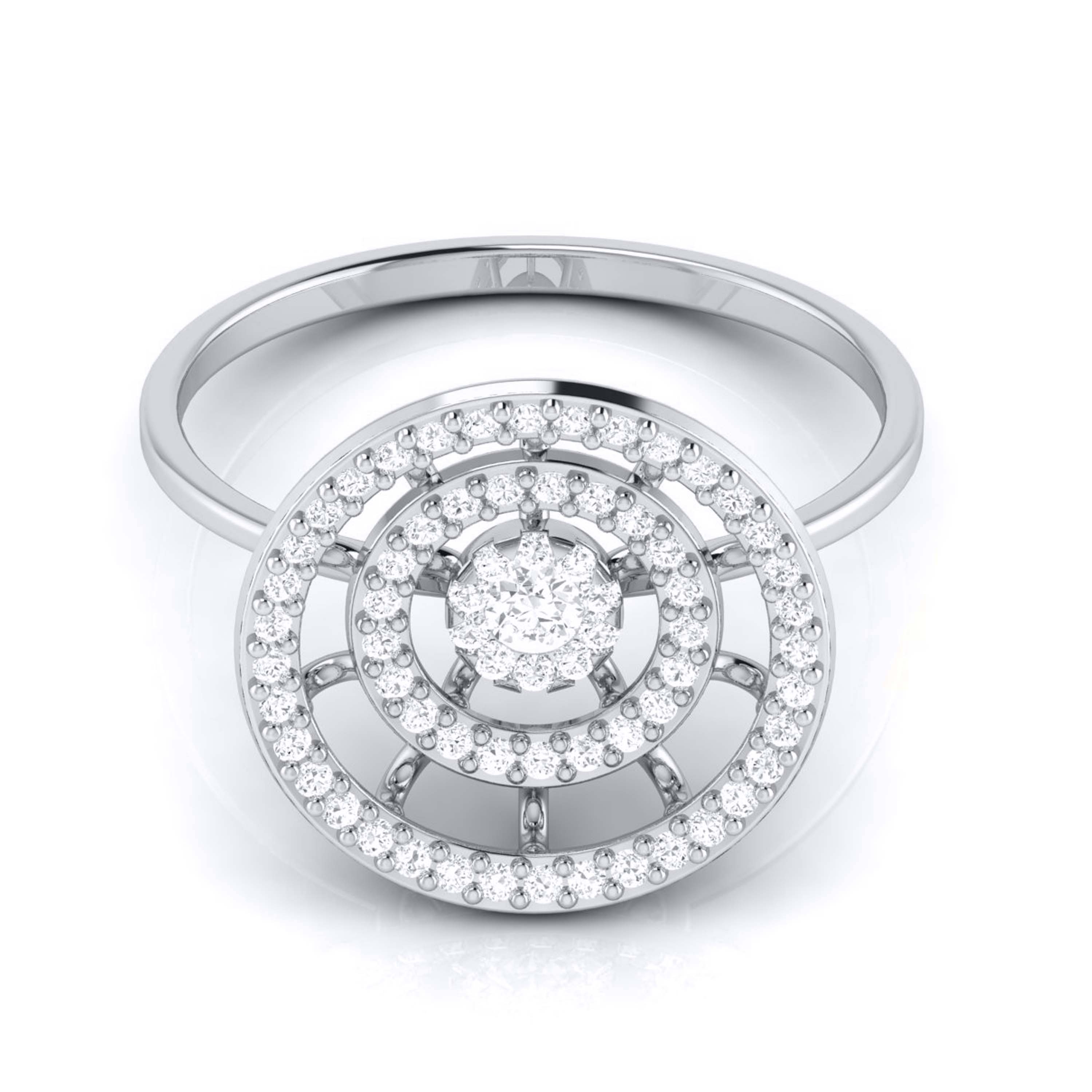Redonda lab grown diamond ring unique ring design Fiona Diamonds