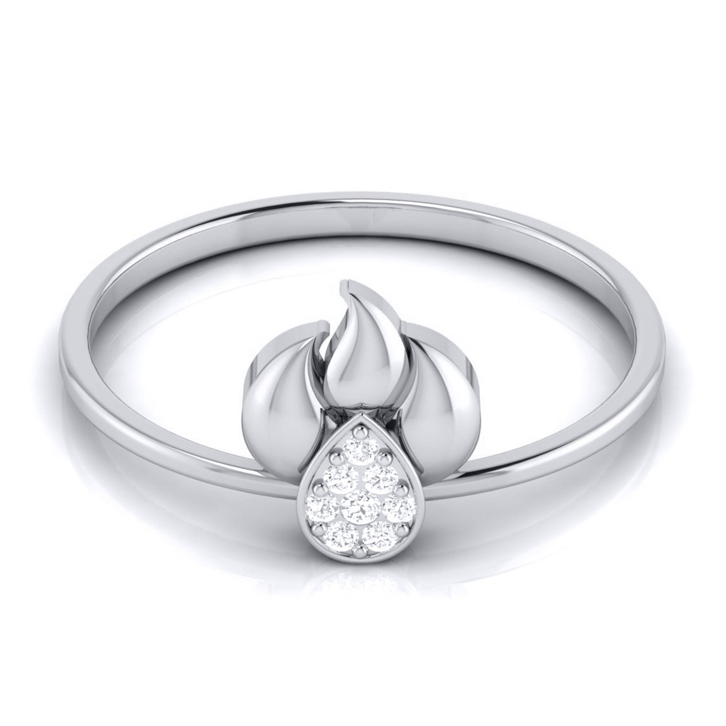 Admina lab grown diamond ring simple round ring design Fiona Diamonds