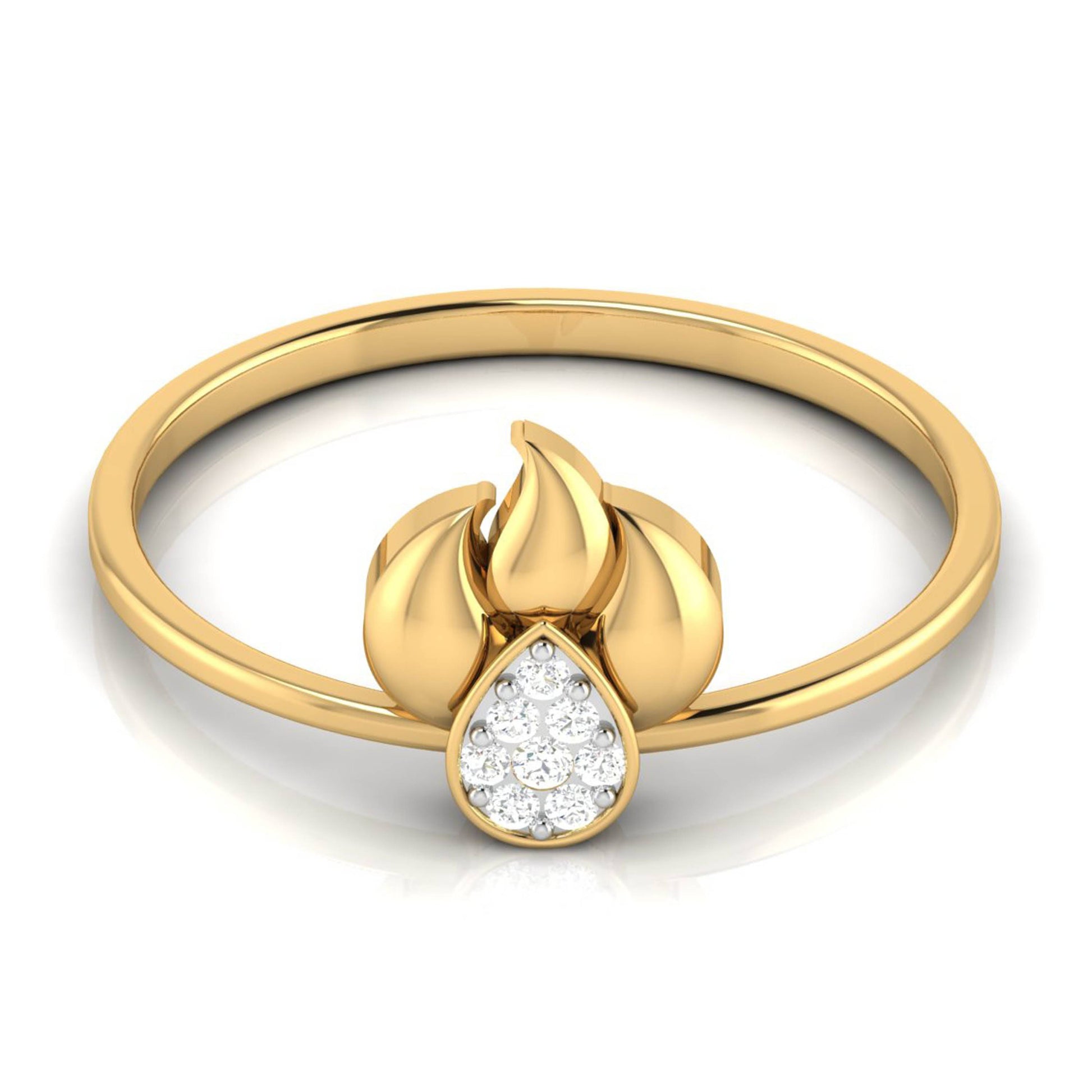 Admina lab grown diamond ring simple round ring design Fiona Diamonds