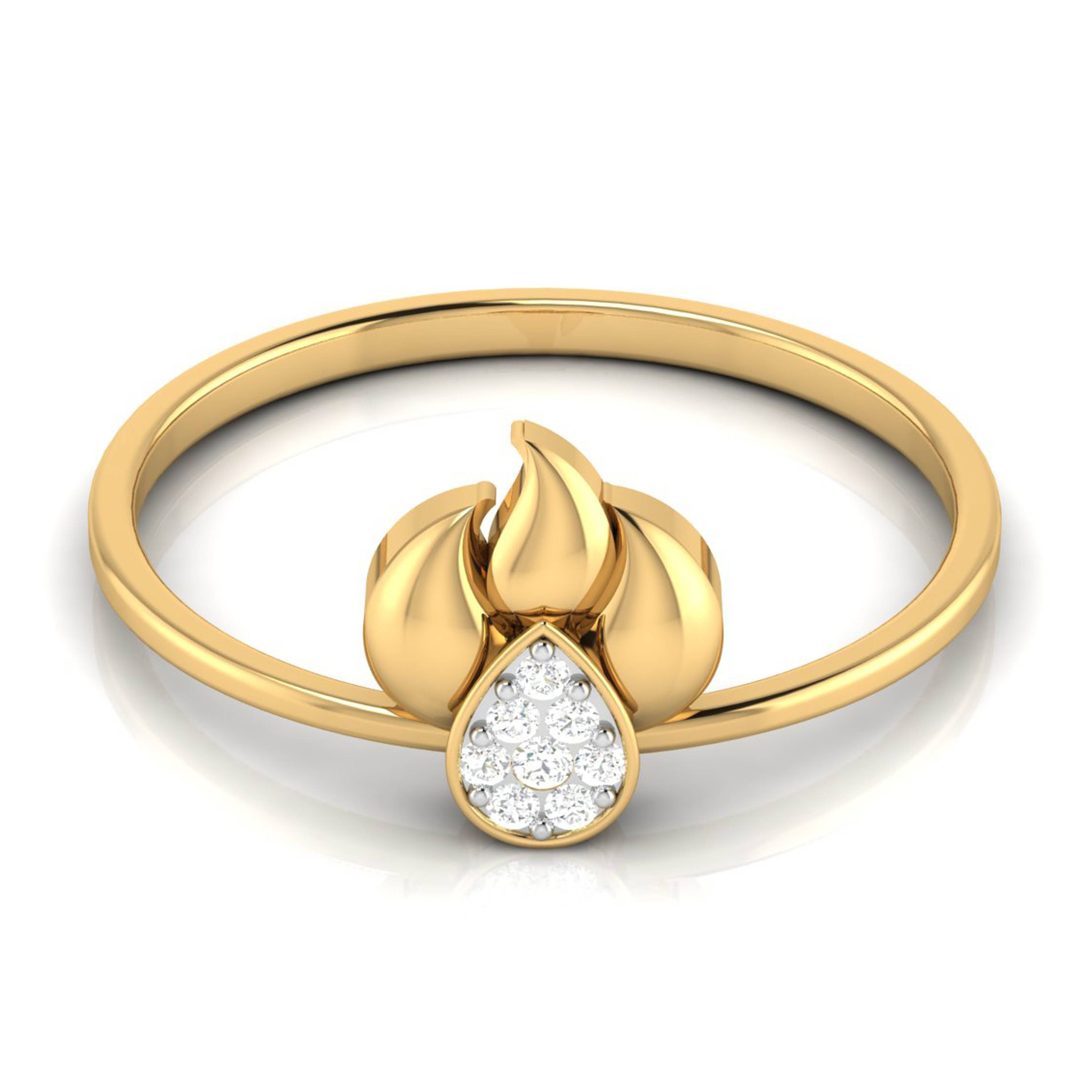 Admina lab grown diamond ring simple round ring design Fiona Diamonds