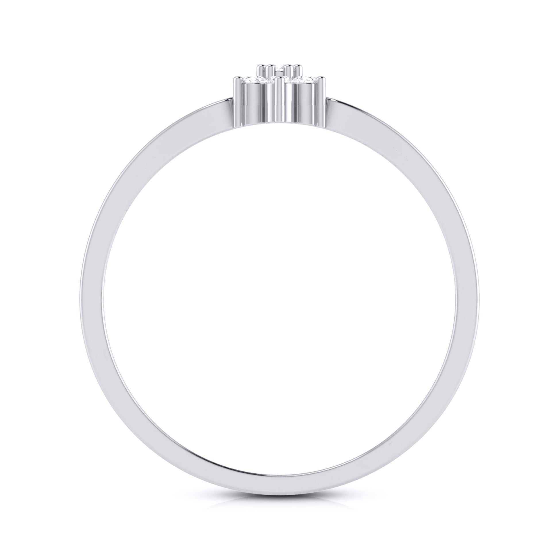 Septenary lab grown diamond ring trendy ring design Fiona Diamonds