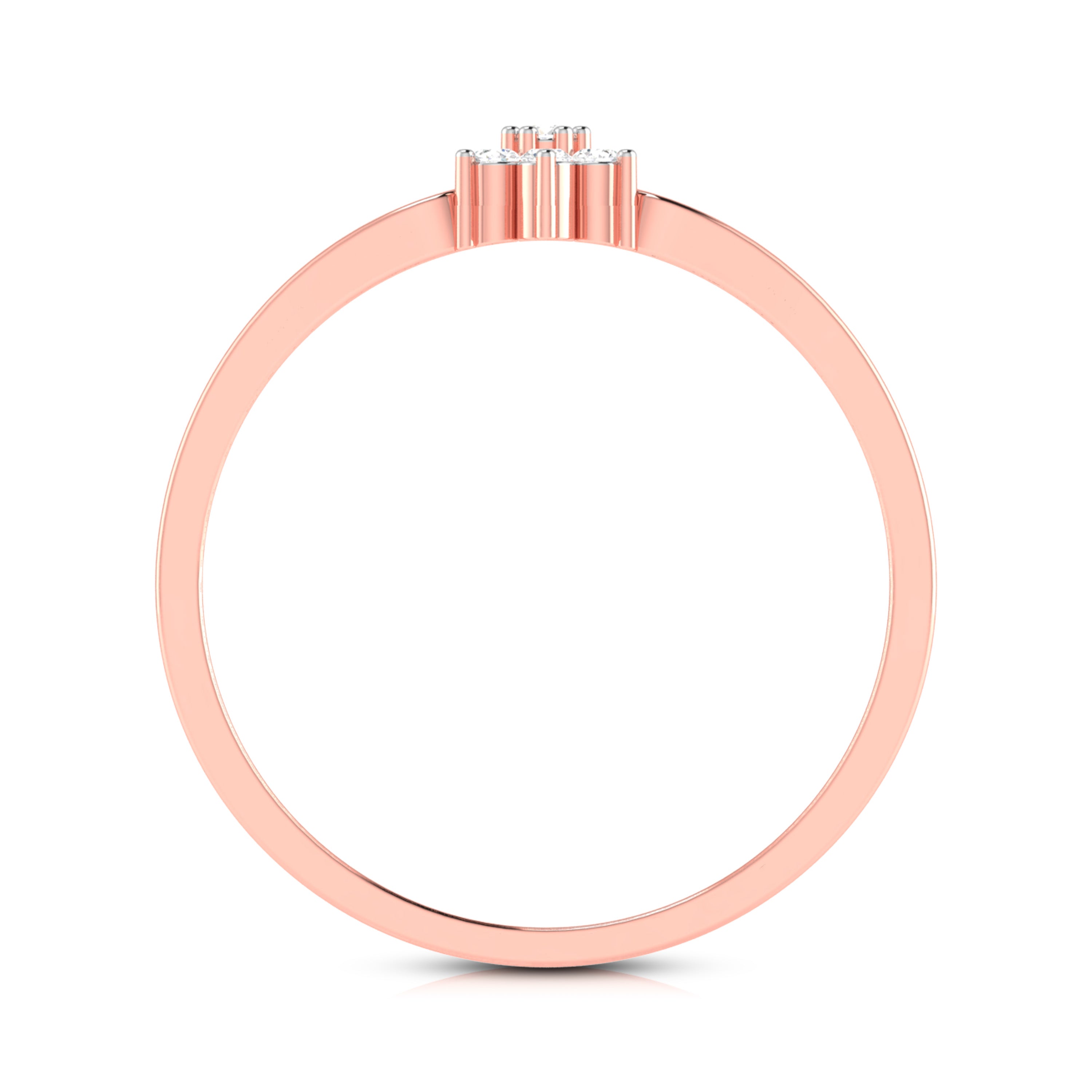 Septenary lab grown diamond ring trendy ring design Fiona Diamonds