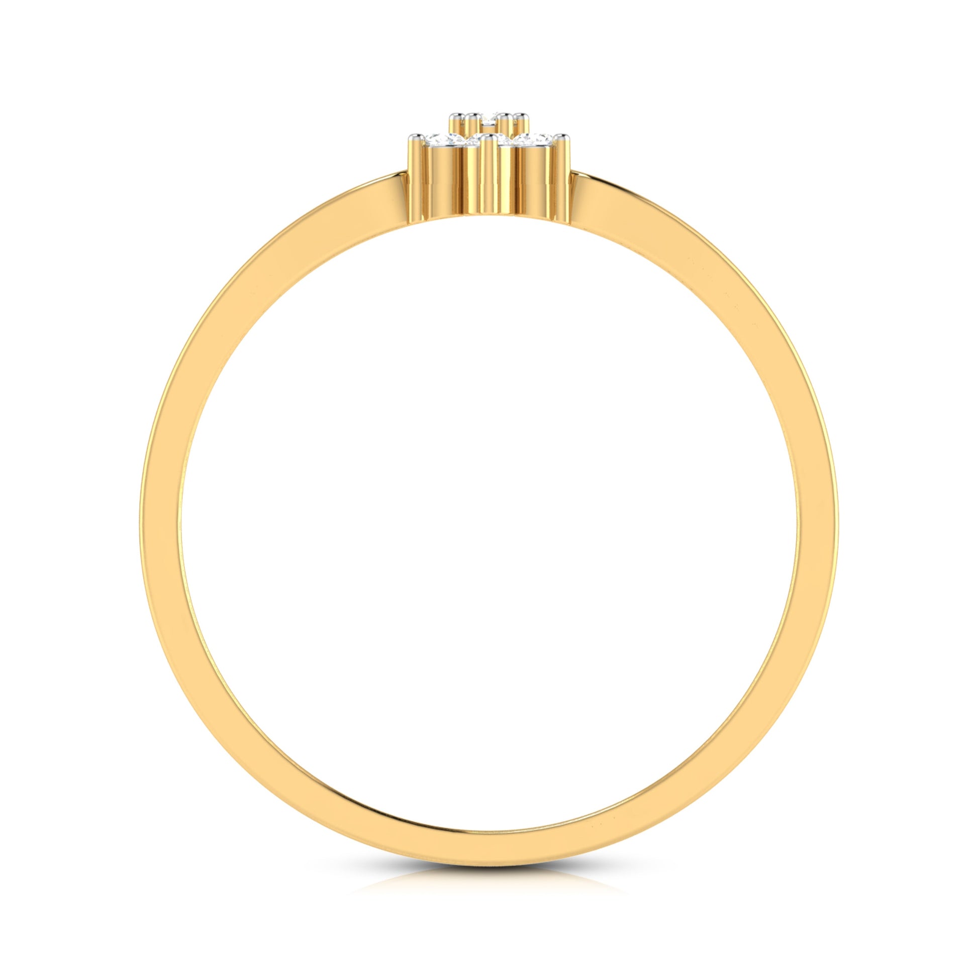 Septenary lab grown diamond ring trendy ring design Fiona Diamonds