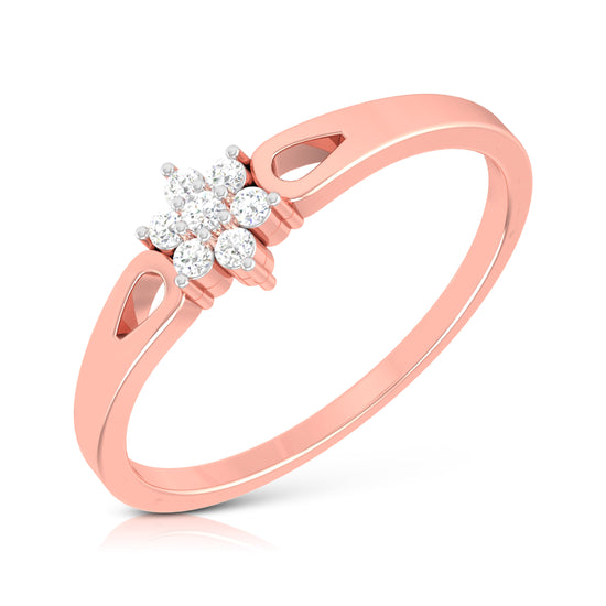 Septenary lab grown diamond ring trendy ring design Fiona Diamonds