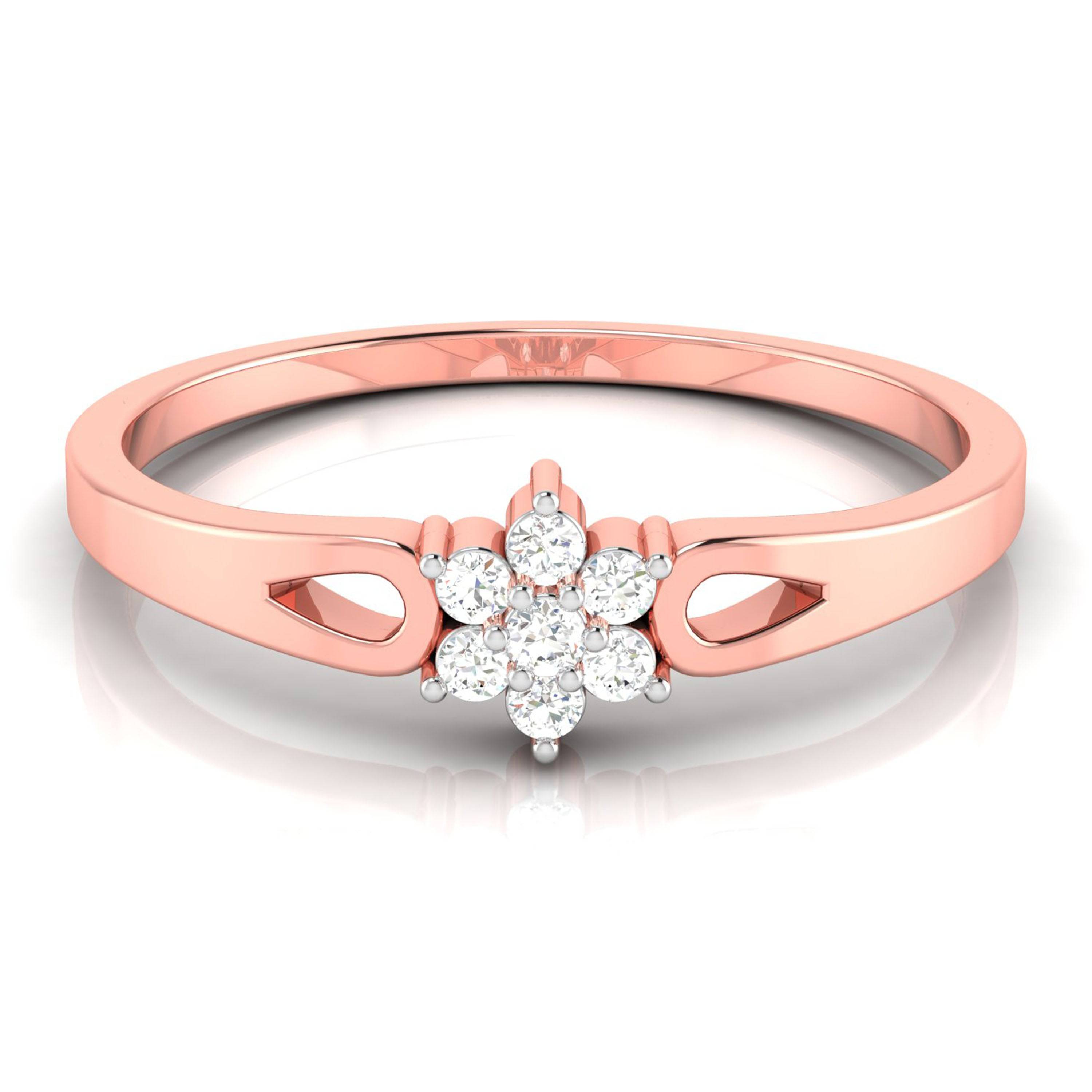 Septenary lab grown diamond ring trendy ring design Fiona Diamonds