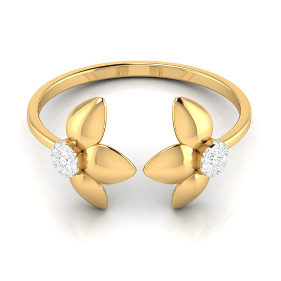 Load image into Gallery viewer, Twofold lab grown diamond ring sleek ring Fiona Diamonds
