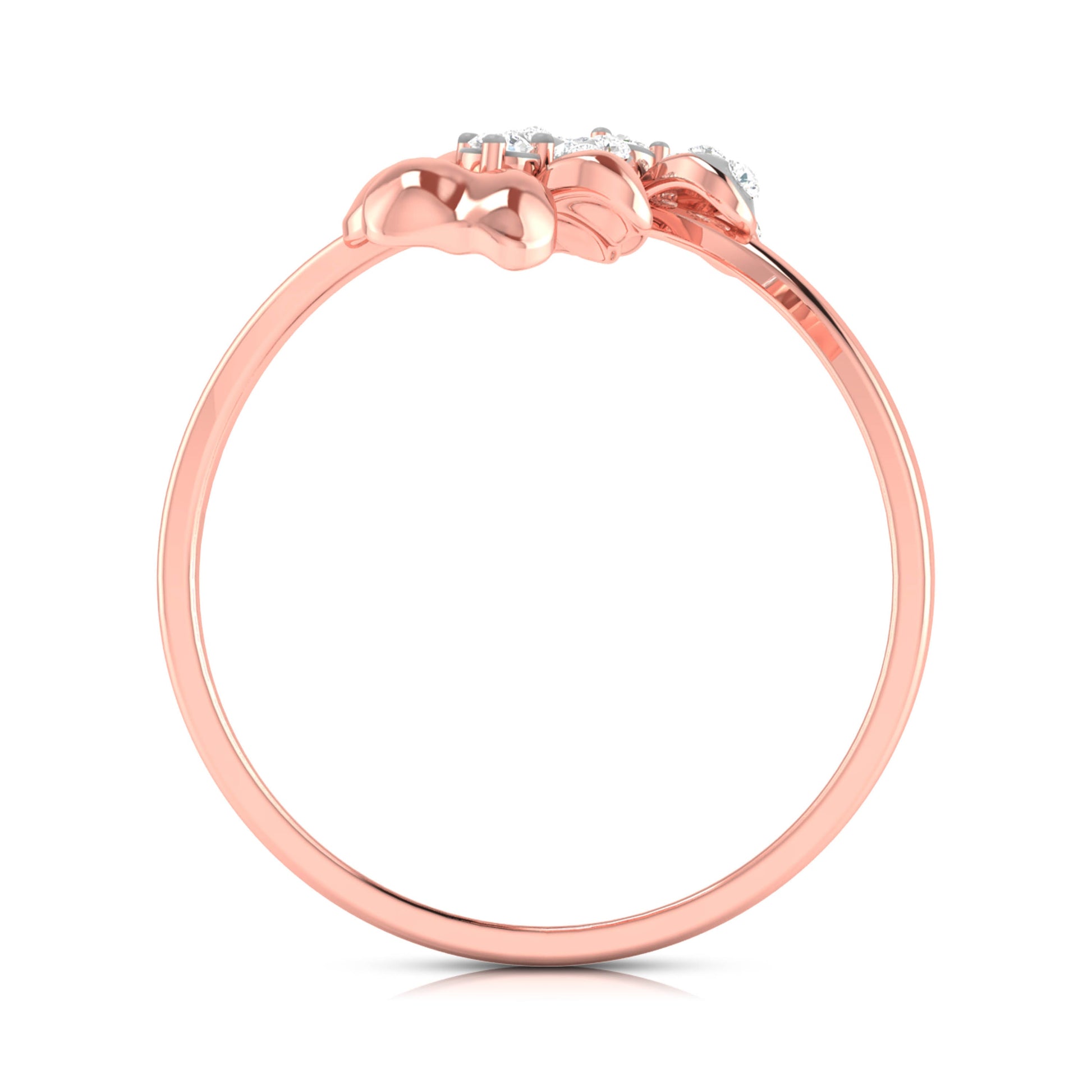 Floraison lab grown diamond ring unique ring design Fiona Diamonds