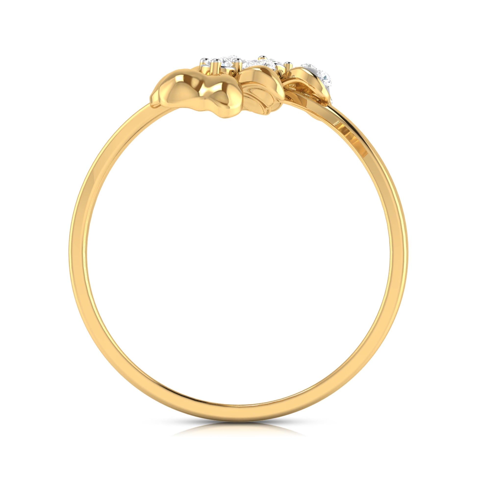 Floraison lab grown diamond ring unique ring design Fiona Diamonds