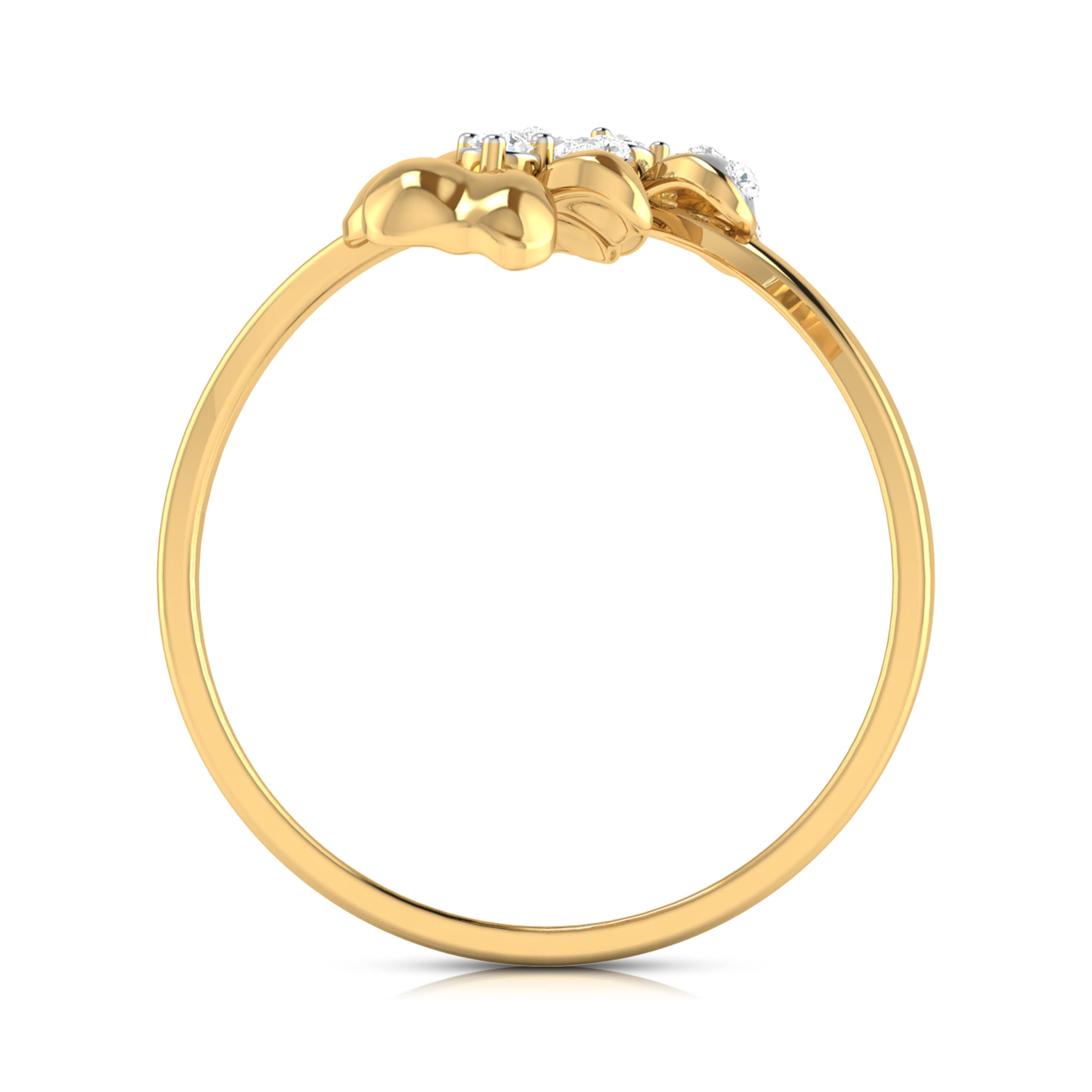 Floraison lab grown diamond ring unique ring design Fiona Diamonds