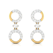 Latest earrings design X-Pensive Lab Grown Diamond Earrings Fiona Diamonds