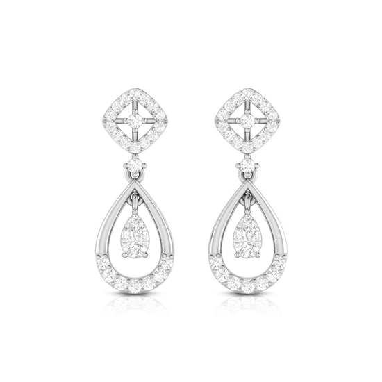 Small earrings design Blinging Lab Grown Diamond Earrings Fiona Diamonds