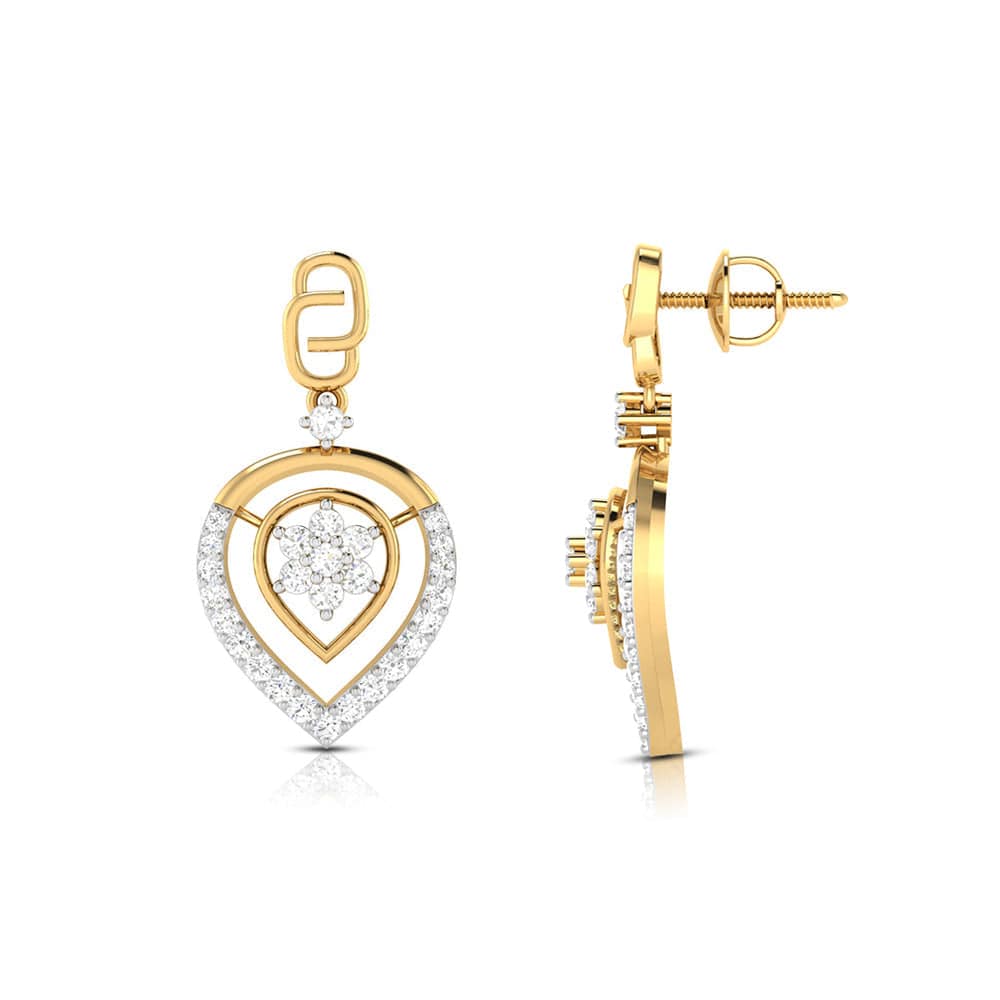 Fancy earrings design Sheeny Lab Grown Diamond Earrings Fiona Diamonds