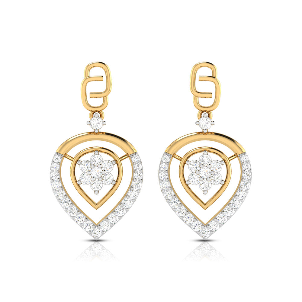 Fancy earrings design Sheeny Lab Grown Diamond Earrings Fiona Diamonds