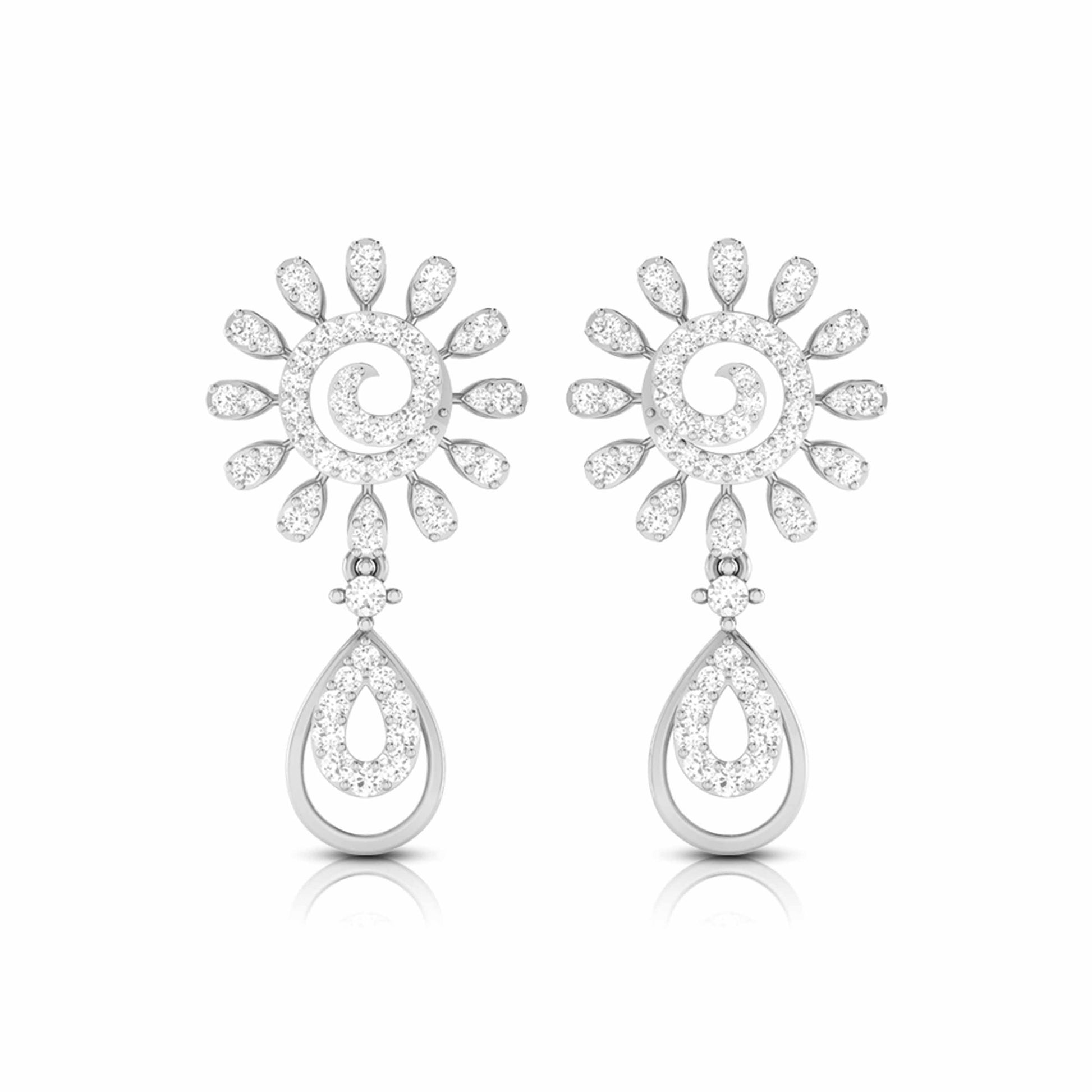 Fancy earrings design Gesner Lab Grown Diamond Earrings Fiona Diamonds