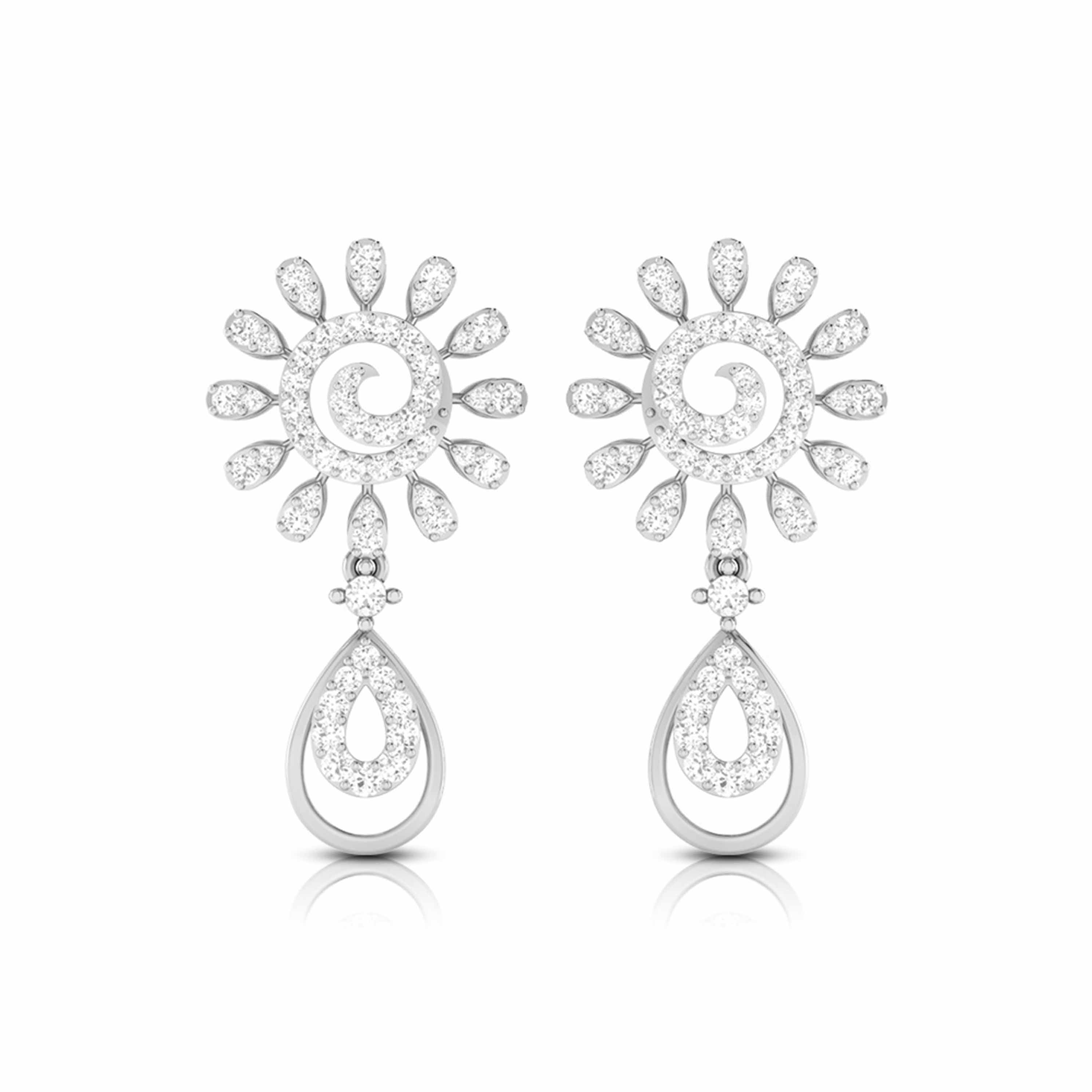 Fancy earrings design Gesner Lab Grown Diamond Earrings Fiona Diamonds
