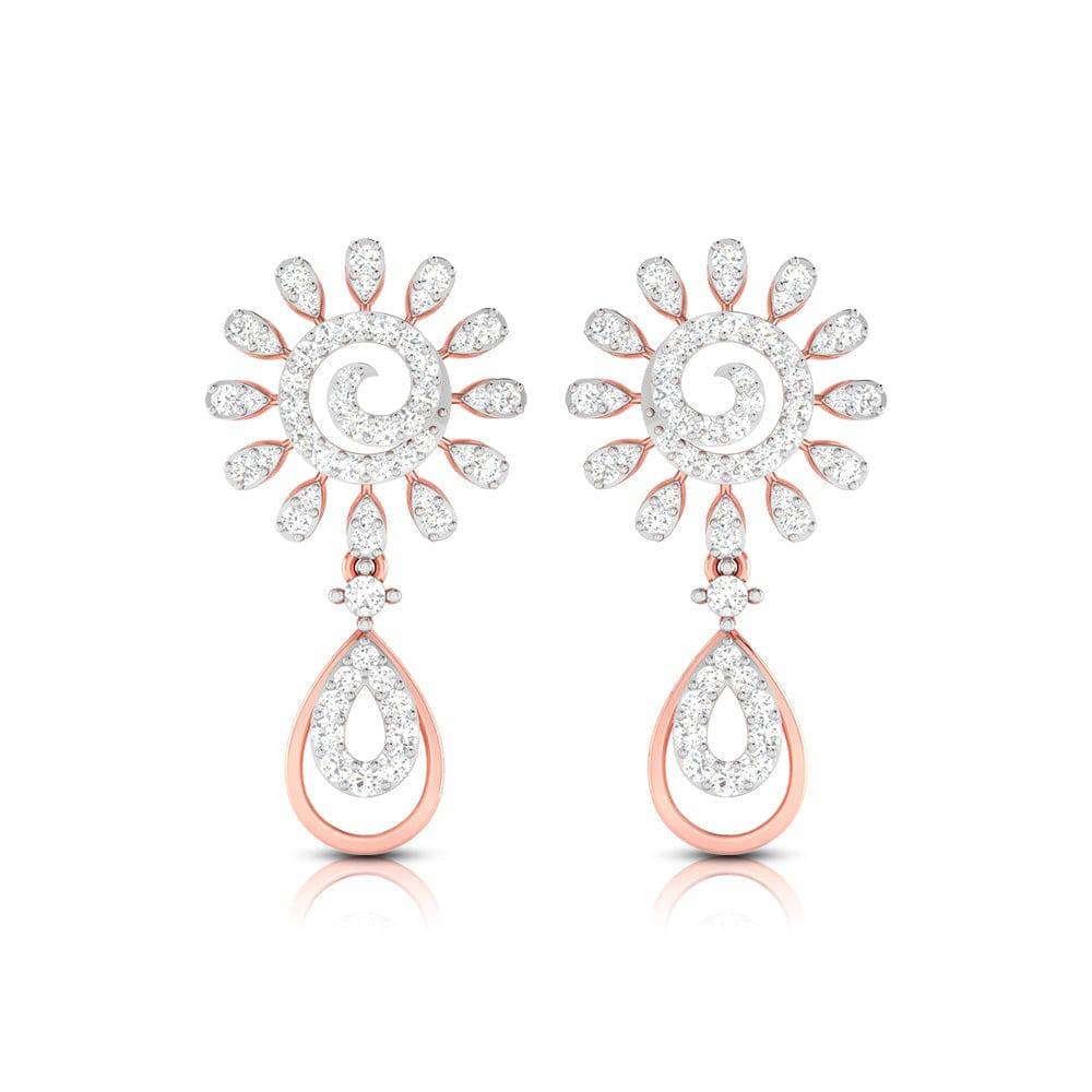 Fancy earrings design Gesner Lab Grown Diamond Earrings Fiona Diamonds