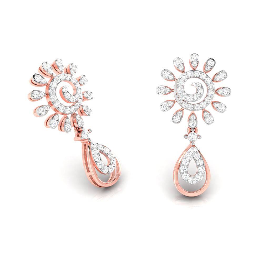Fancy earrings design Gesner Lab Grown Diamond Earrings Fiona Diamonds
