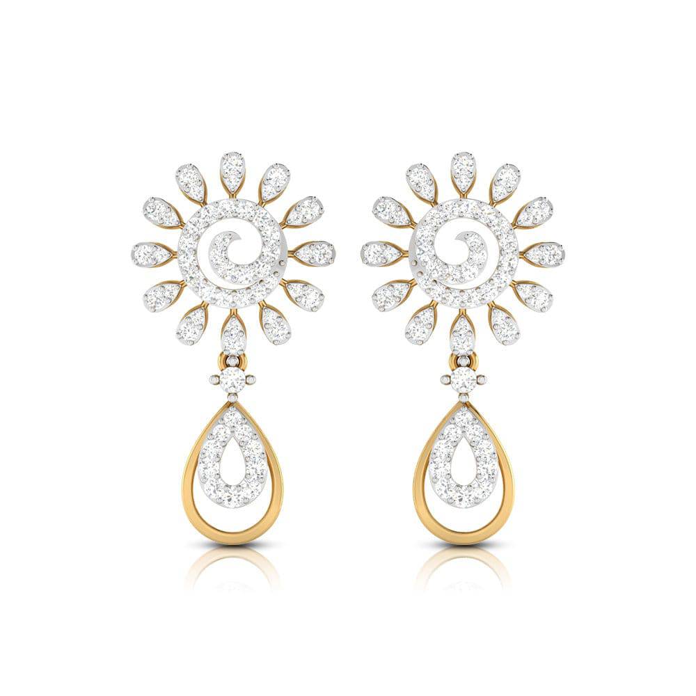 Fancy earrings design Gesner Lab Grown Diamond Earrings Fiona Diamonds