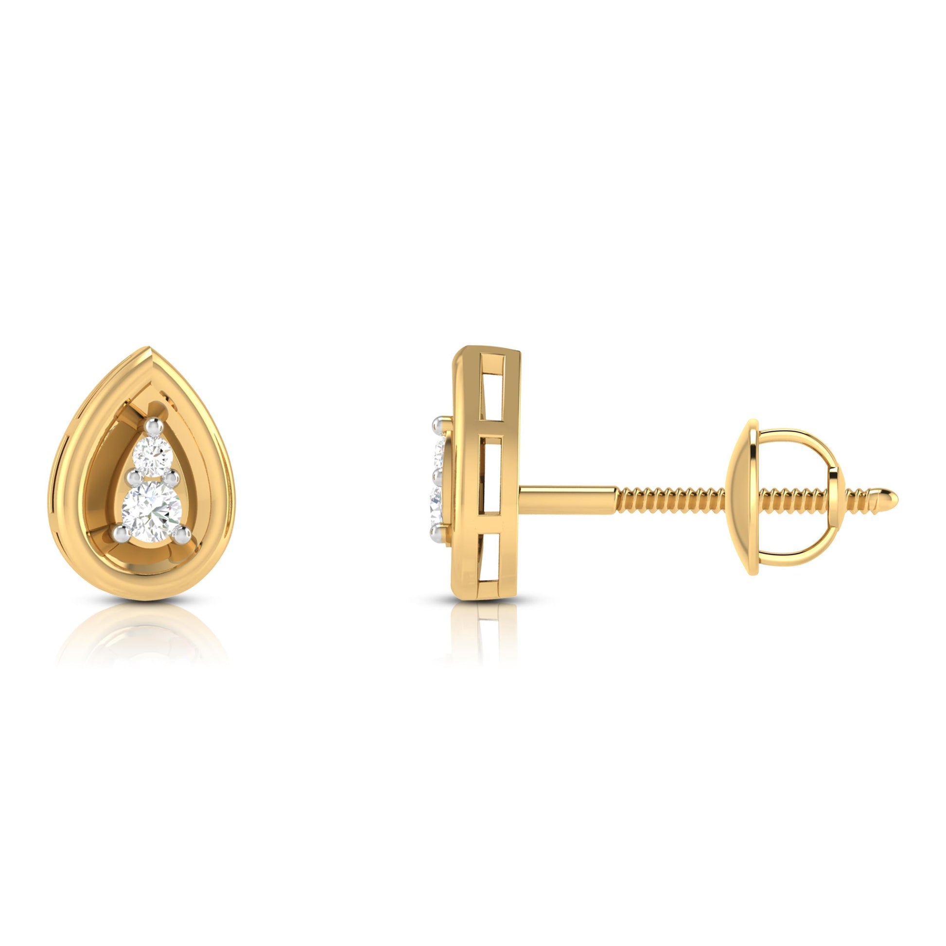 Small earrings design Sparkle Lab Grown Diamond Earrings Fiona Diamonds