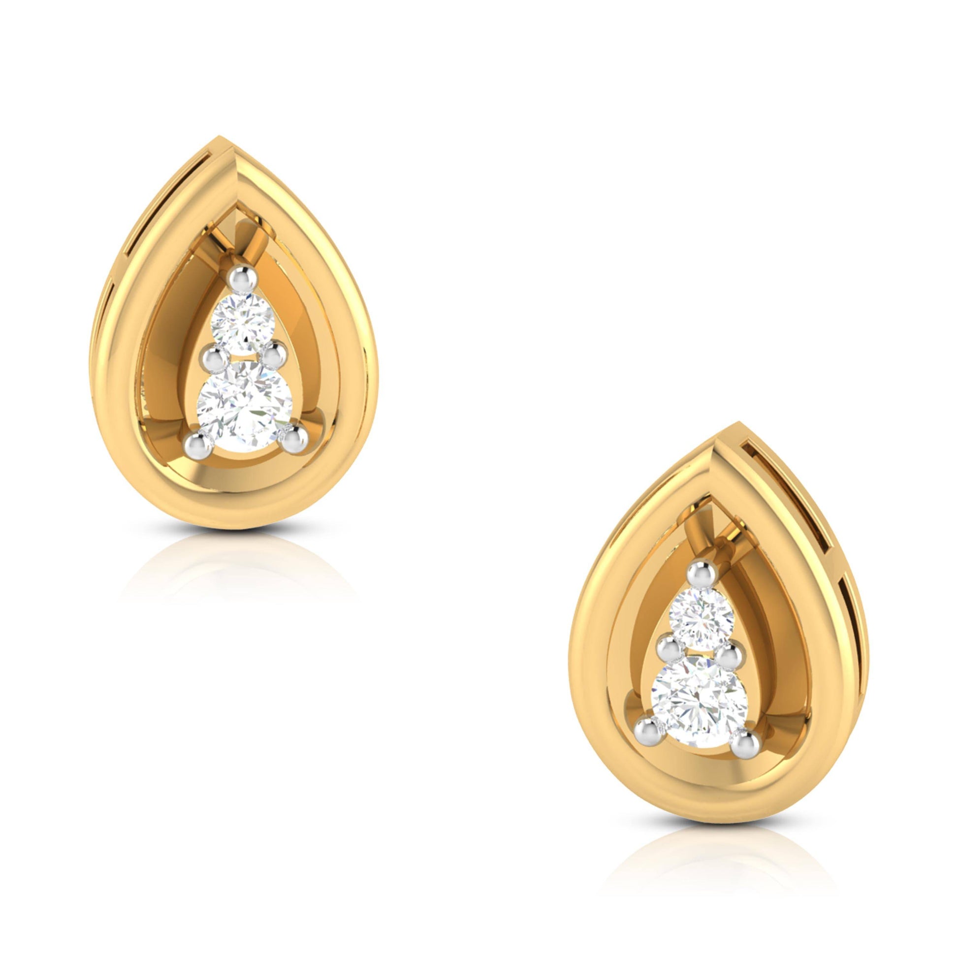 Small earrings design Sparkle Lab Grown Diamond Earrings Fiona Diamonds