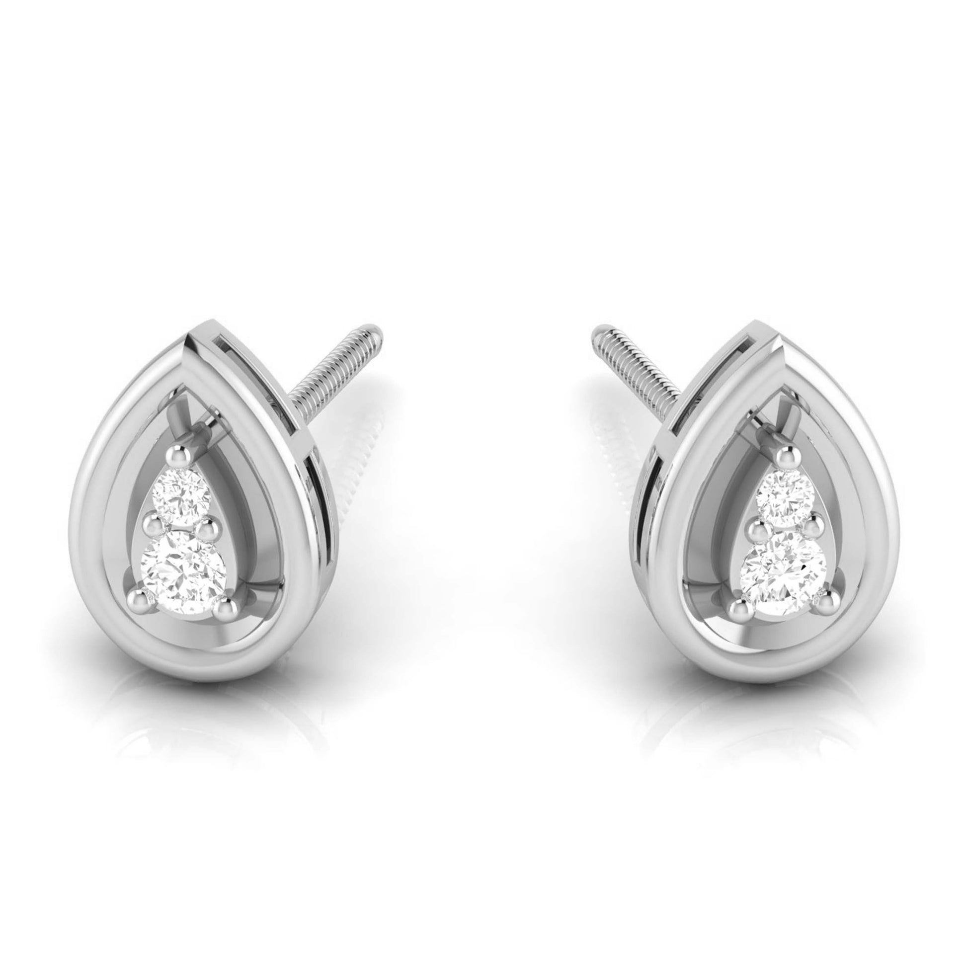 Small earrings design Sparkle Lab Grown Diamond Earrings Fiona Diamonds